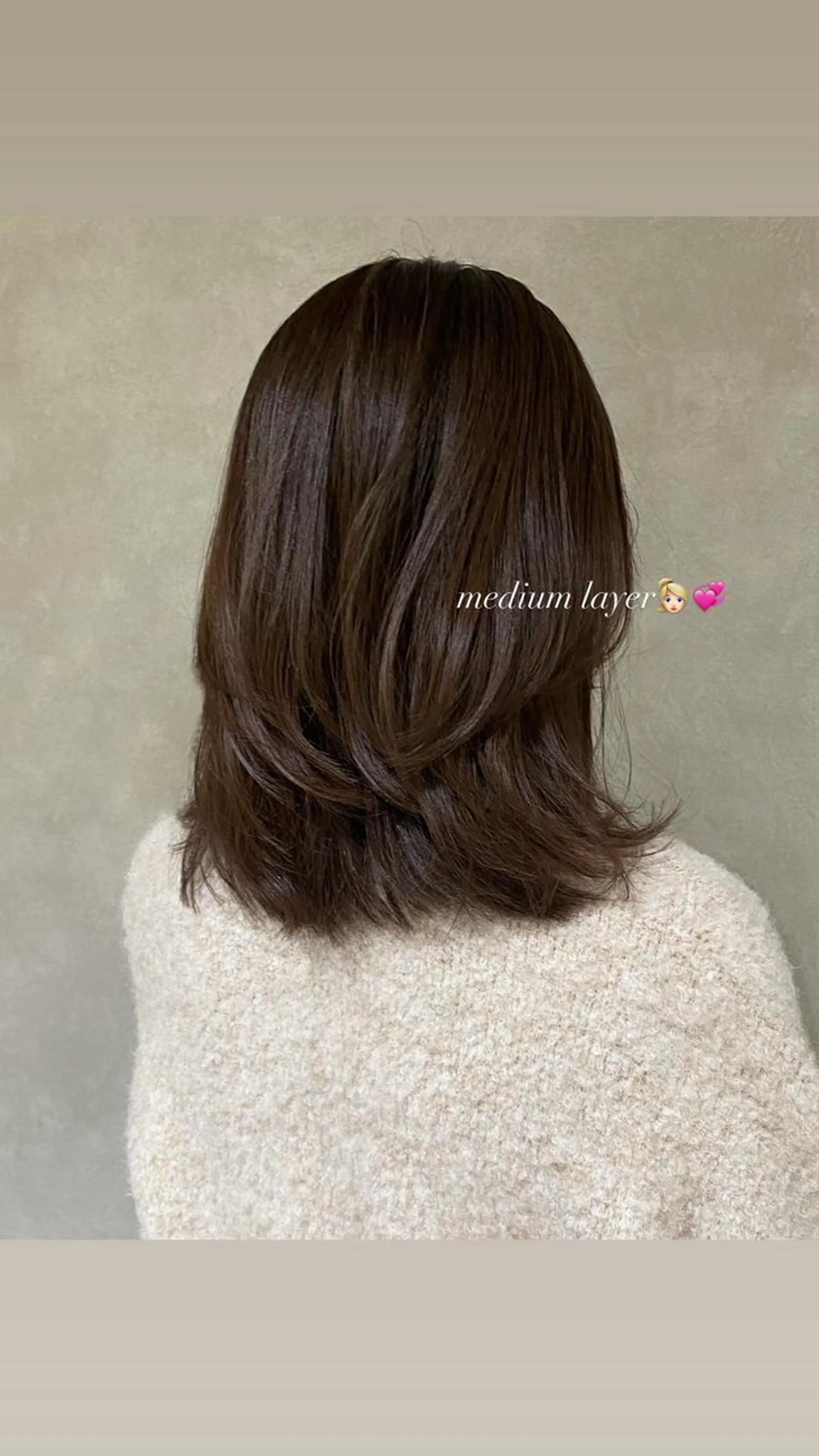 ミディアム カット 透明感/レイヤー カット🎀マコのヘアスタイル