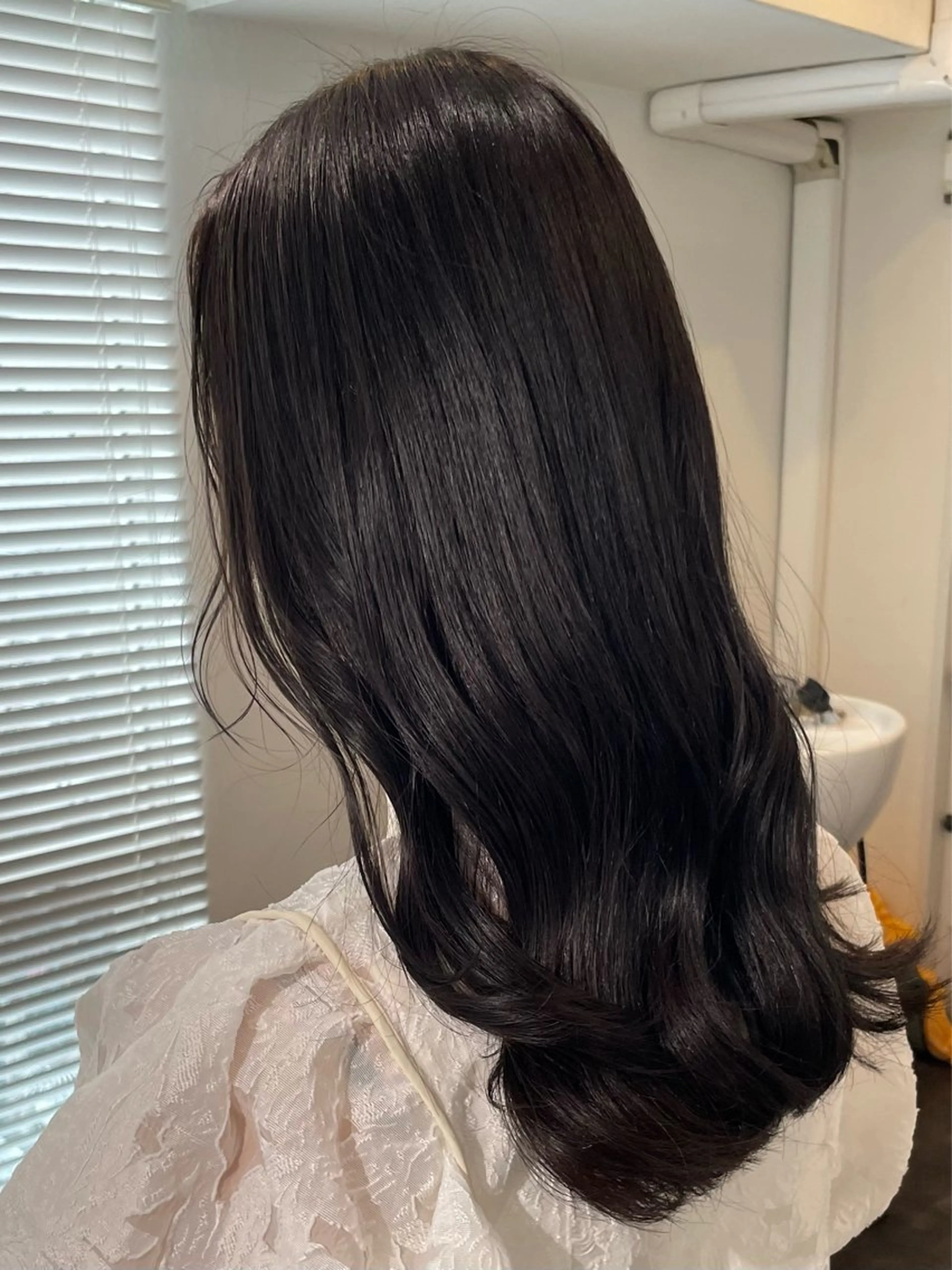 ロング カラー 💚色落ちまで可愛い 髪質改善カラーゆうまのヘアスタイル