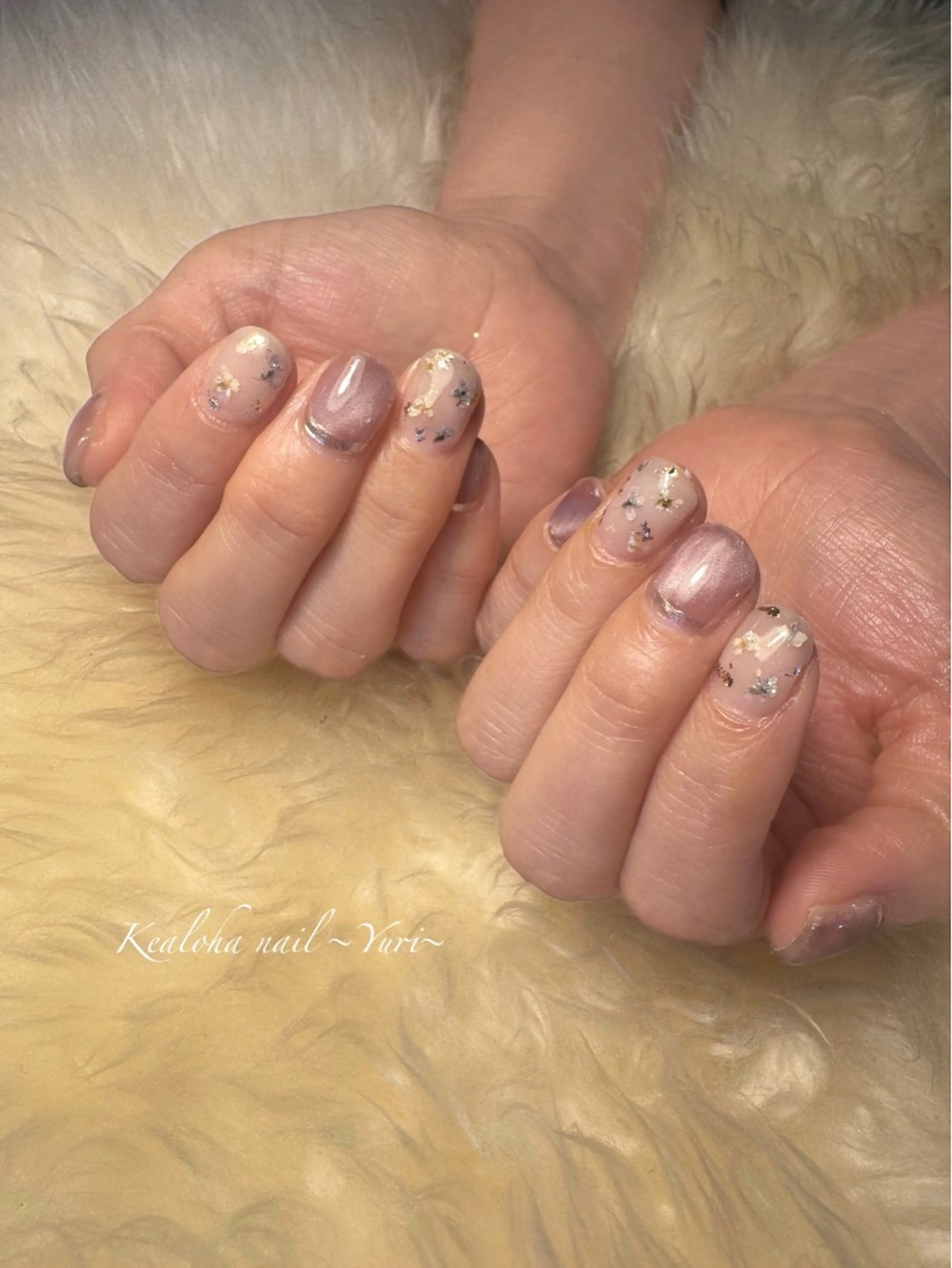 ネイル アートネイル Kealoha nail所属・西村 ゆりのネイルデザイン
