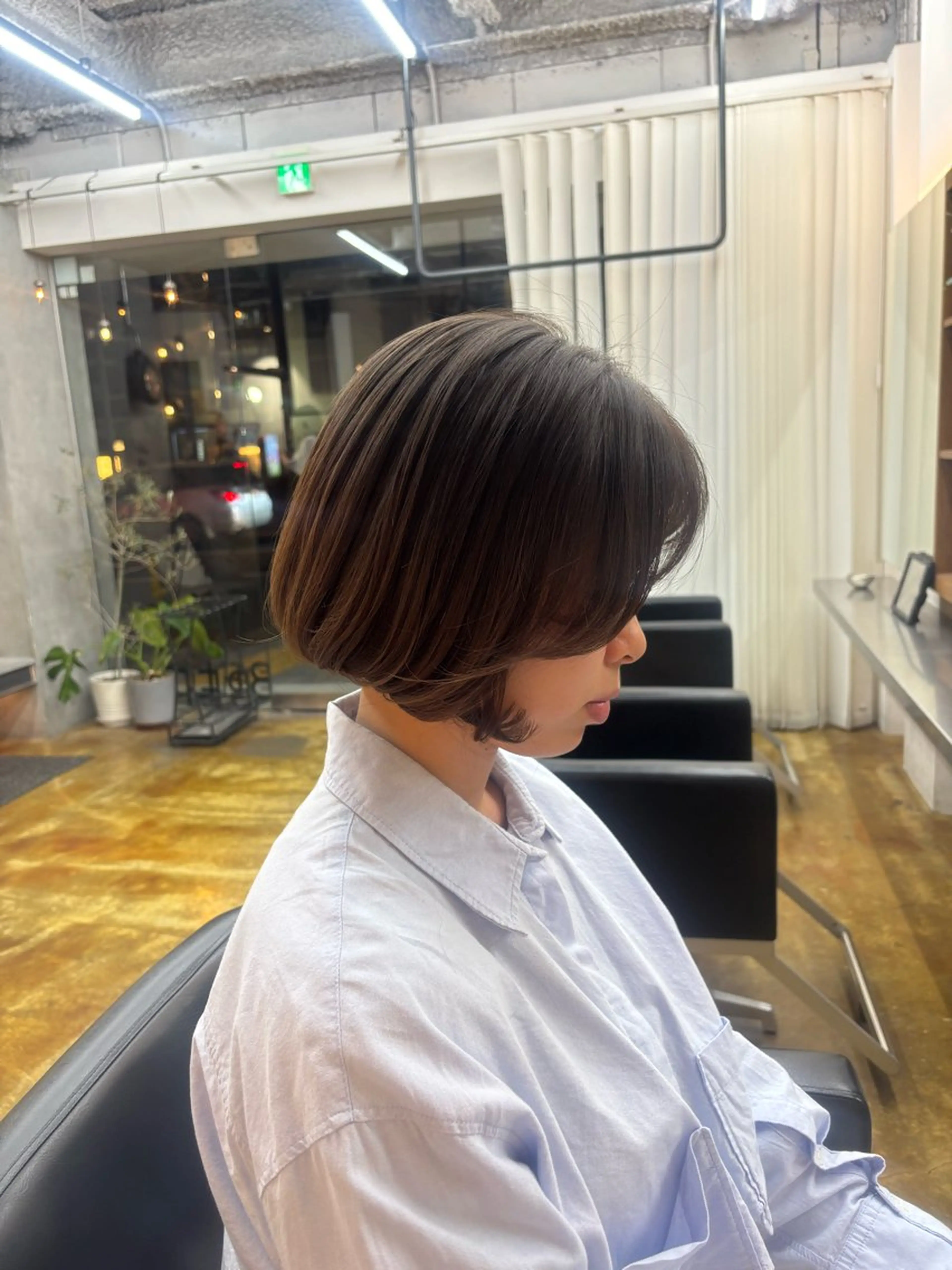 ショート カット 圧倒的透明感カラー 福島駅/りなのヘアスタイル