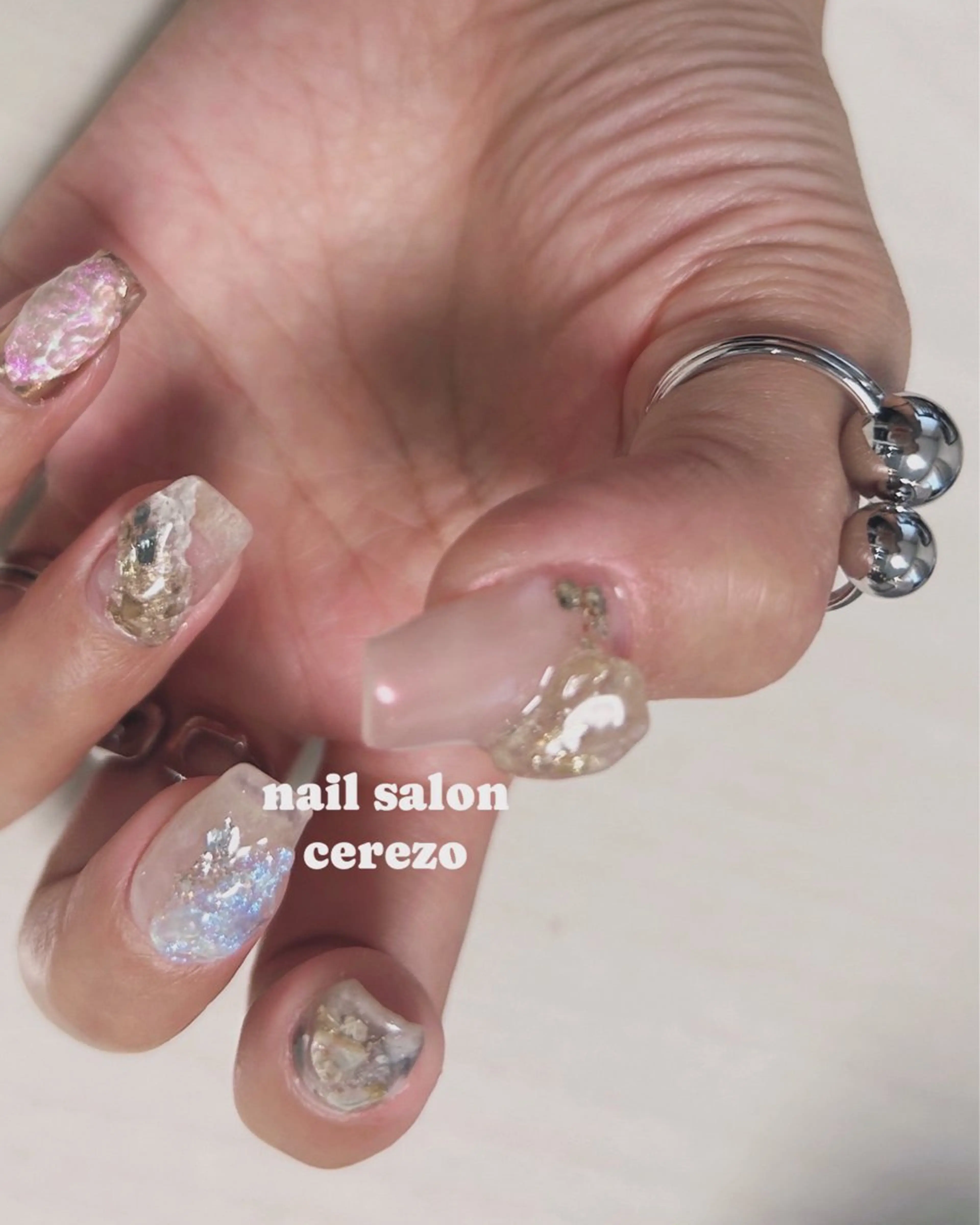 ネイル ニュアンスネイル cerezo ショートネイル専門店のネイルデザイン