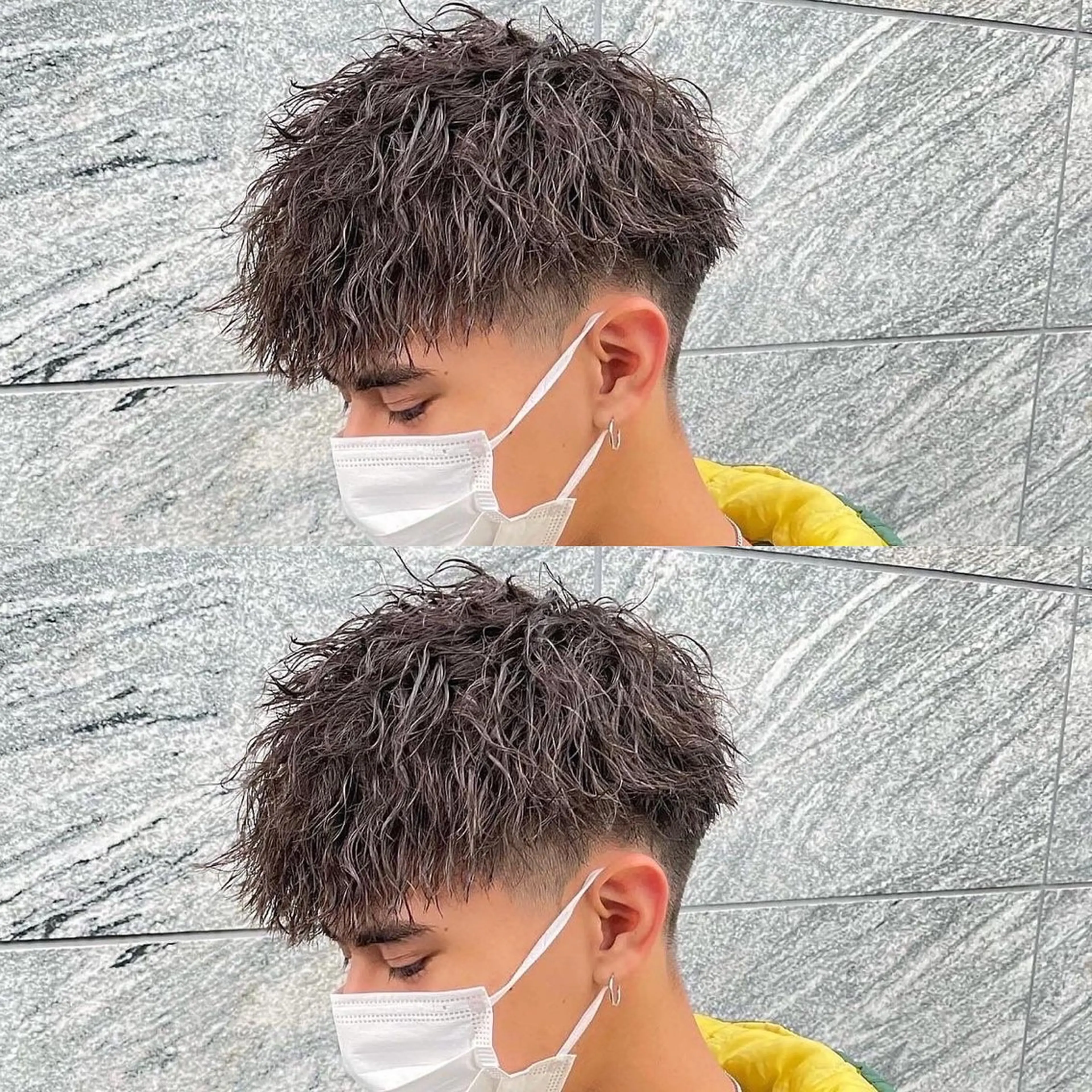 ショート カラー パーマ ヘアアレンジ メンズ キッズ カット パーマ 🔥メンズパーマ🔥 菅原楓のヘアスタイル