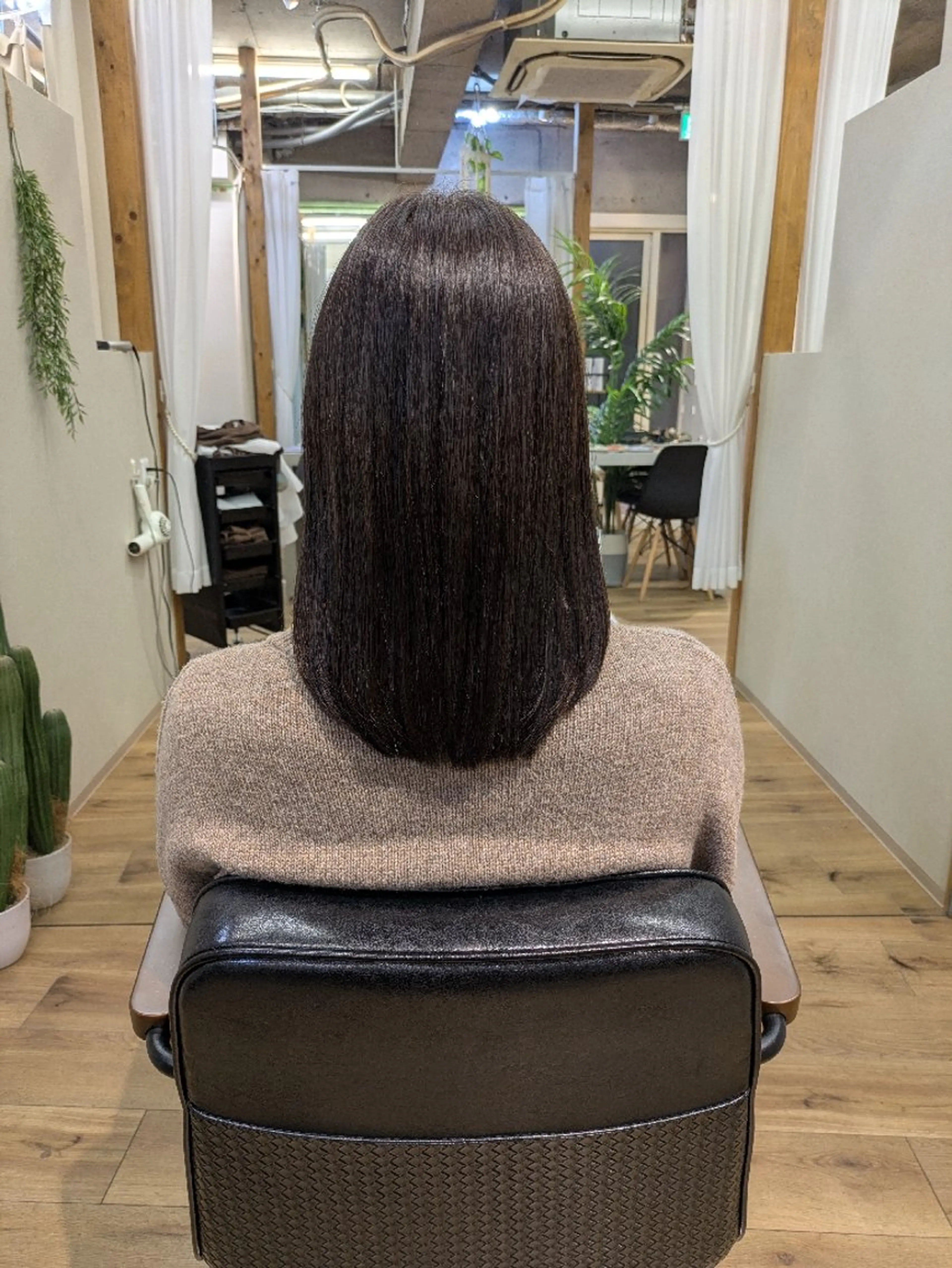 ミディアム カット トリートメント Cafu hair Tachi所属・有馬 葵のヘアスタイル