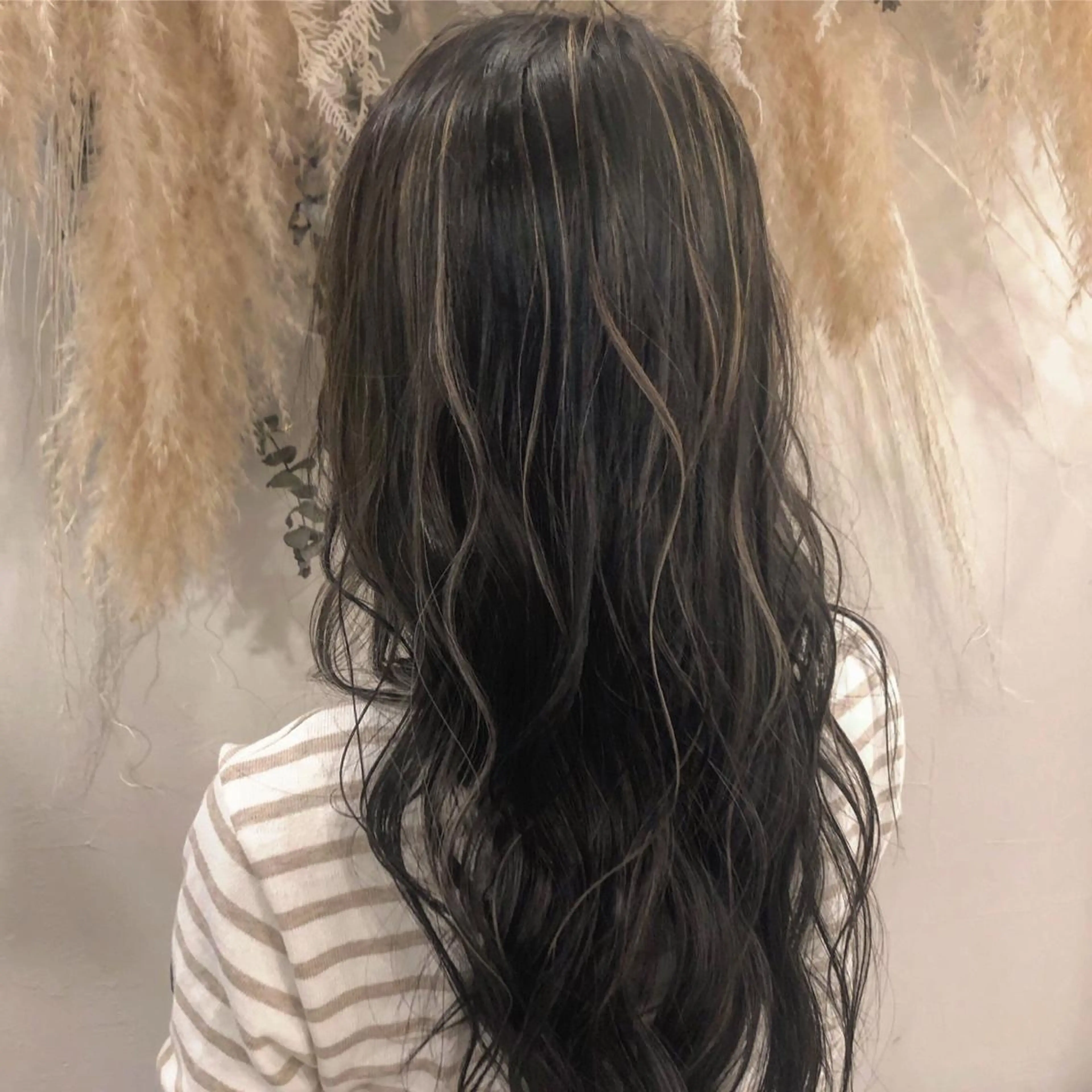 ロング カラー ヘアアレンジ ハイライトカラー ハイライト 髪の悩みを解決！ 那須達敦のヘアスタイル