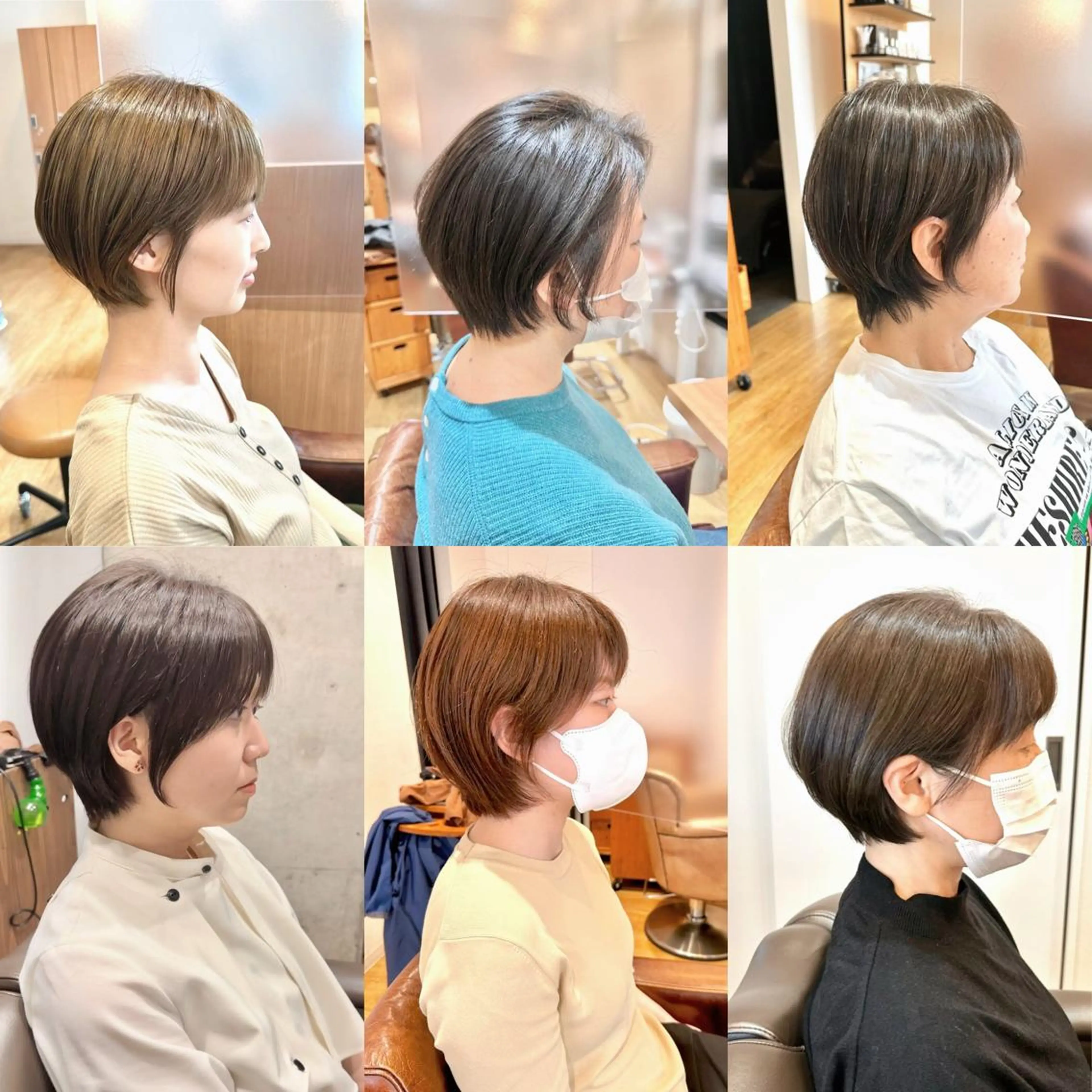 ショート カラー ショートボブ ボブ ショートヘア BelleBIANCA（ベルビアンカ）所属・前田 加奈子のヘアスタイル