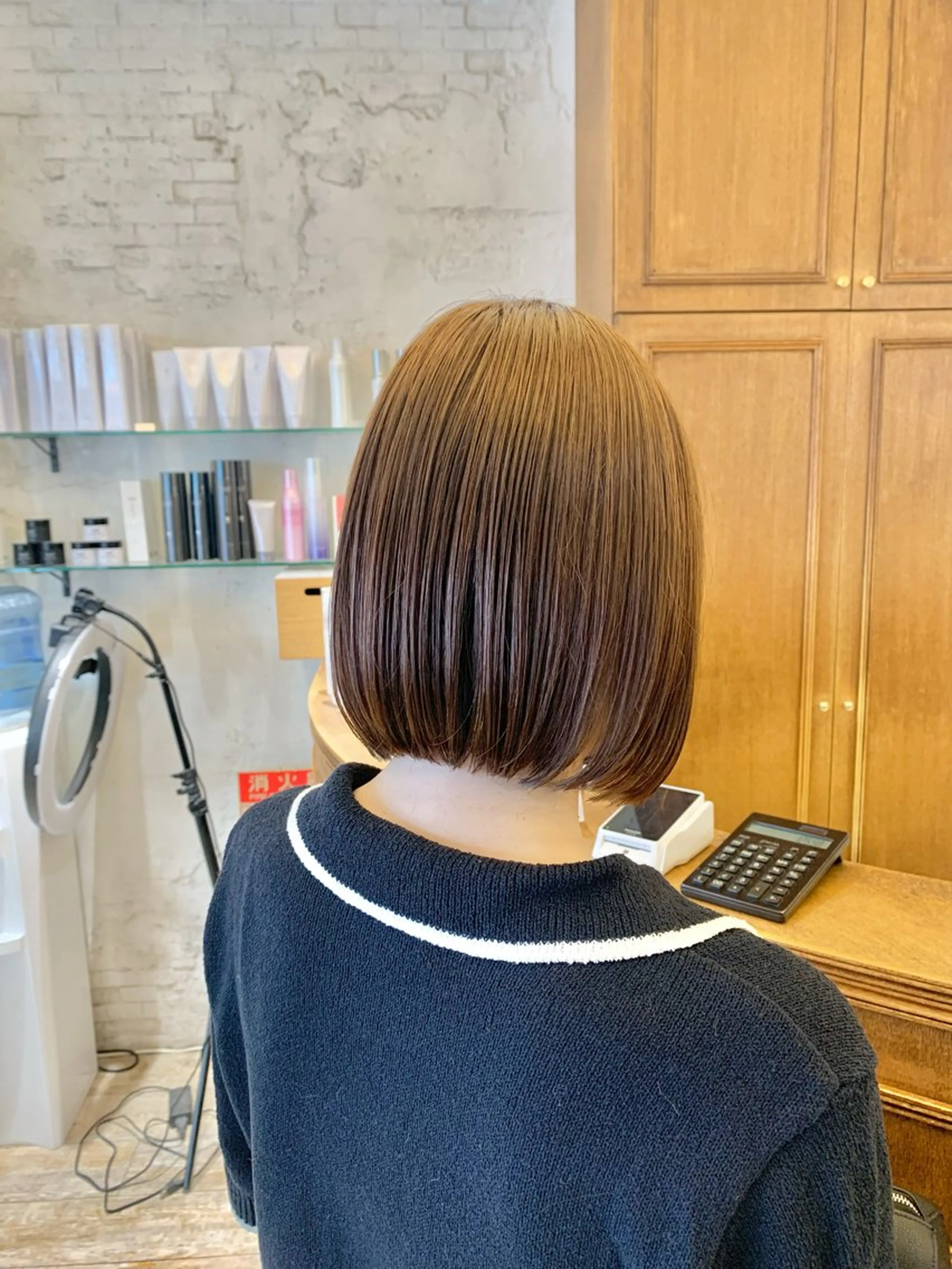 ショート ボブ ハイライト 髪質改善 レイヤーカット ひばりヶ丘美容室 ✂︎藤原珠輝✂︎のヘアスタイル