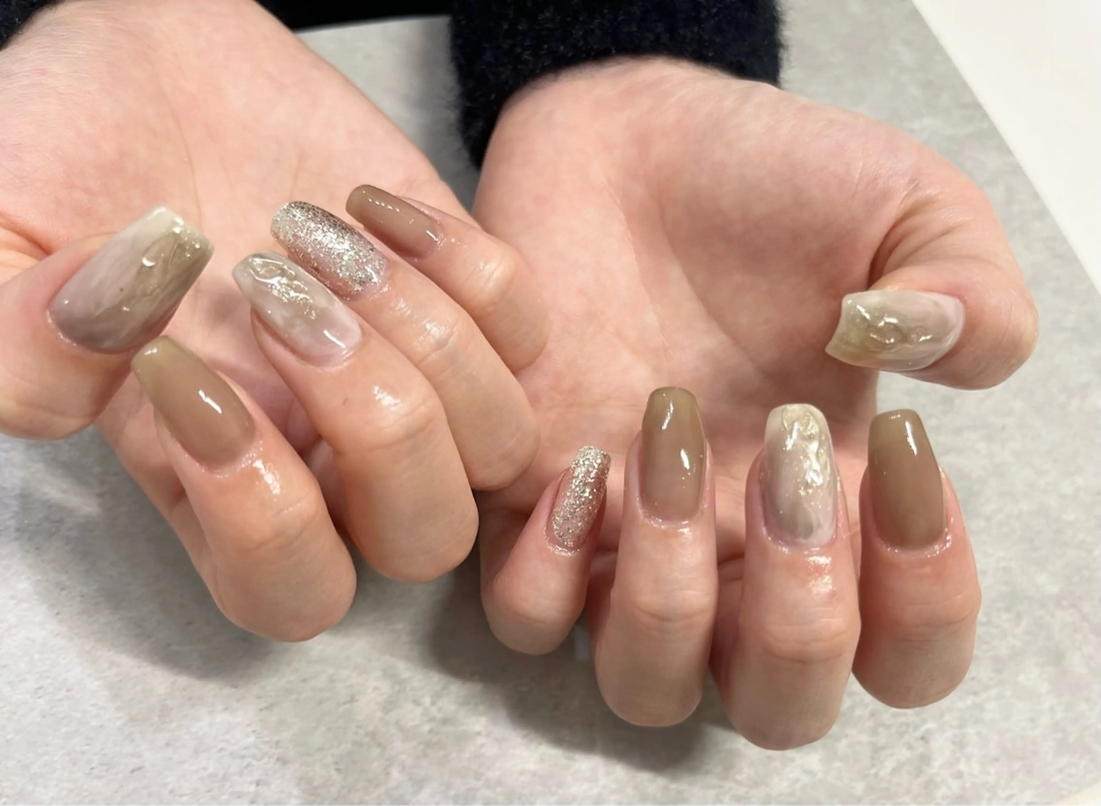ネイル ニュアンスネイル Ray. byCharmeのネイルデザイン