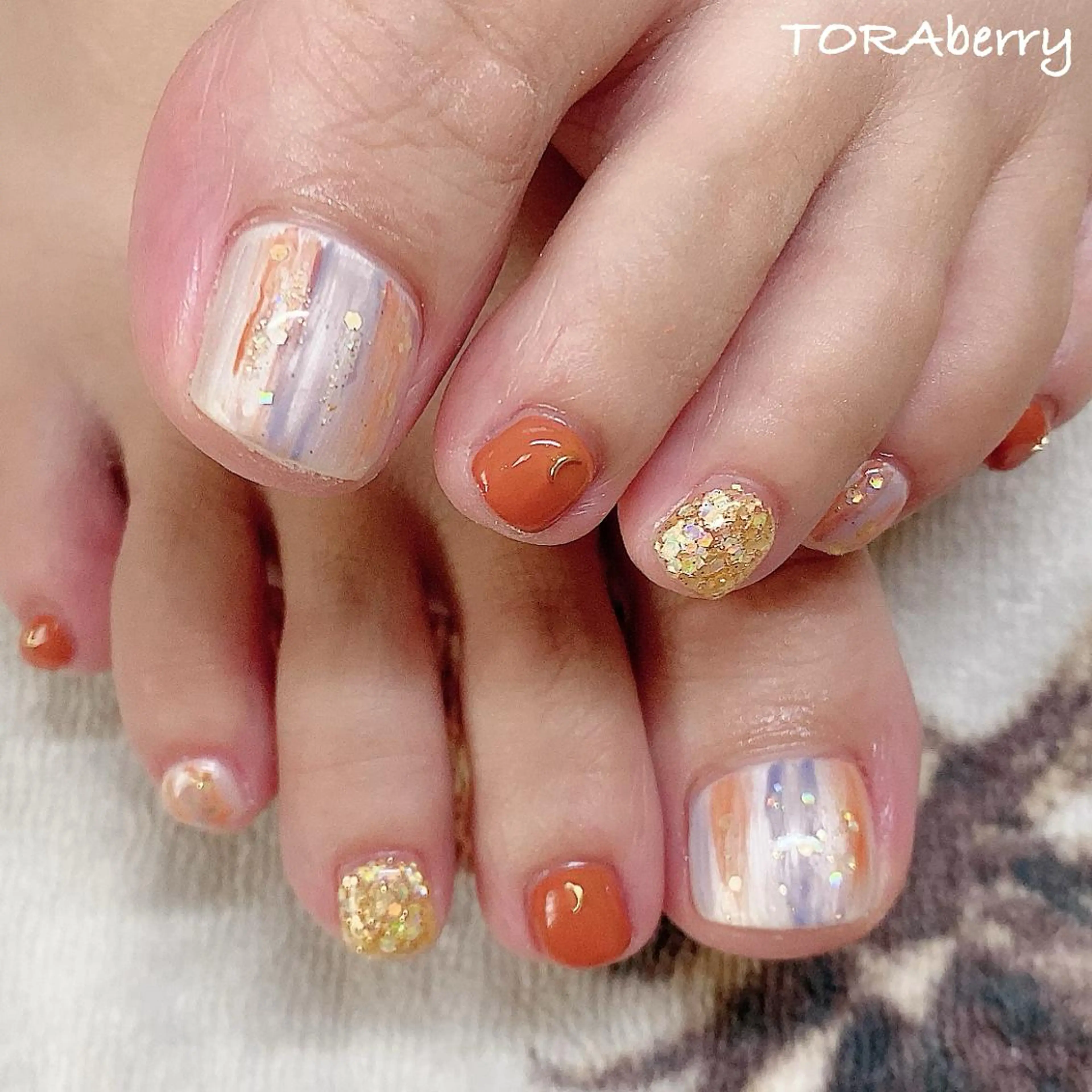 ネイル ニュアンスネイル フットネイル ネイリスト なつみのネイルデザイン