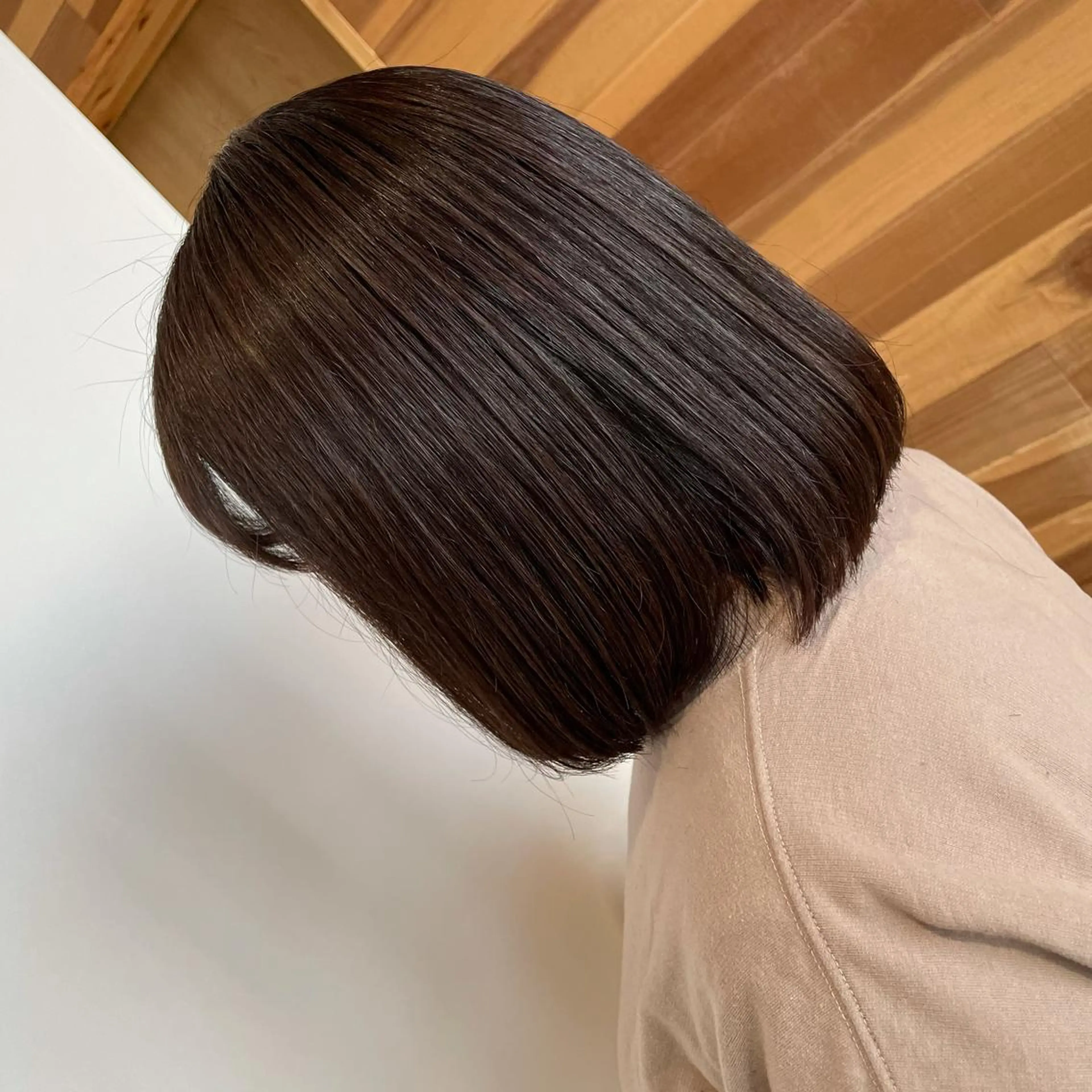 ミディアム カット ヘアカラー SOU所属・ふるかわ れなのヘアスタイル