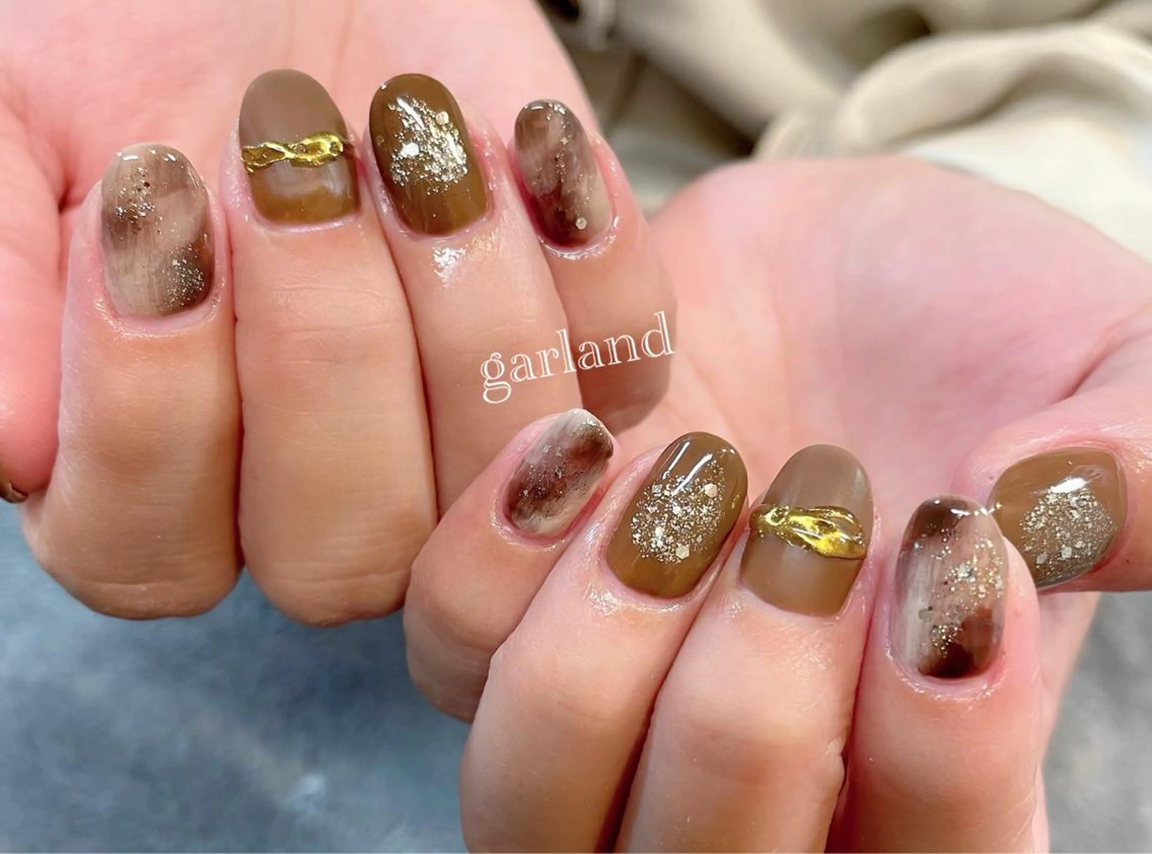 ネイル ハンドネイル Garland Nail.maoのネイルデザイン