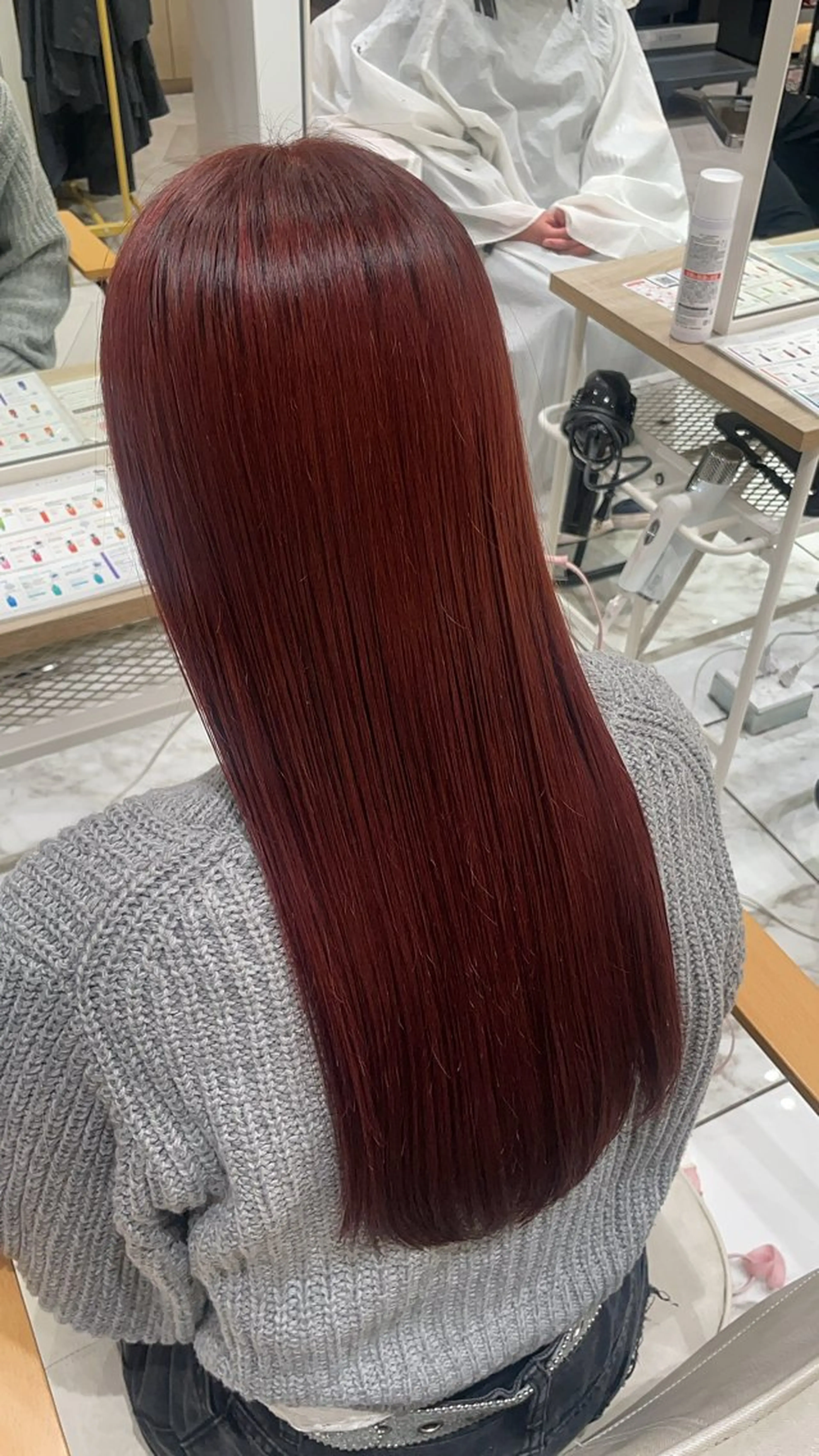 ロング カラー 透明感カラー/ 縮毛矯正/ユイ☆彡のヘアスタイル