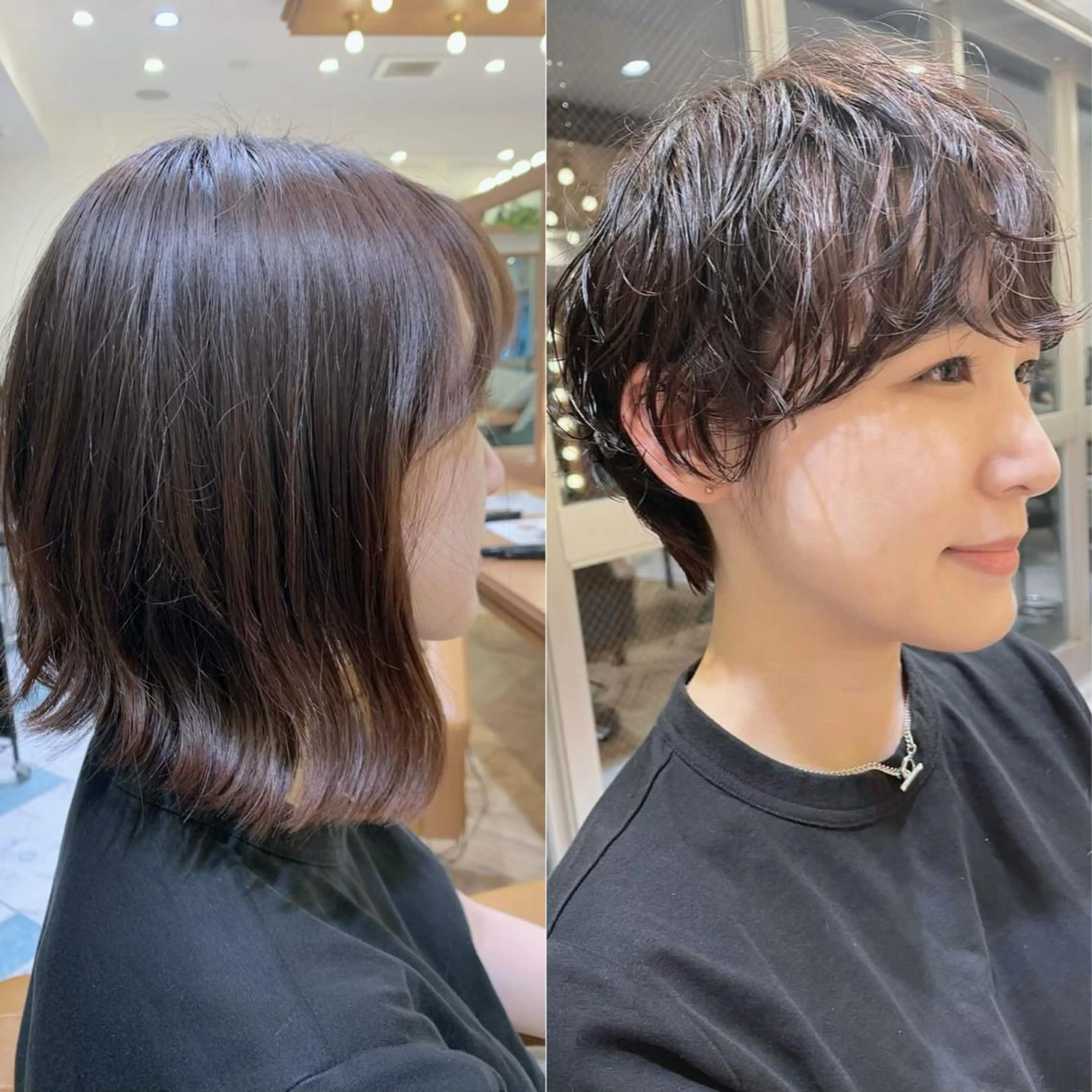 ショート 似合わせカット 小顔カット トリートメント カット パーマ トリートメント ヘアセット 紺野紘三 /韓国/ショートのヘアスタイル