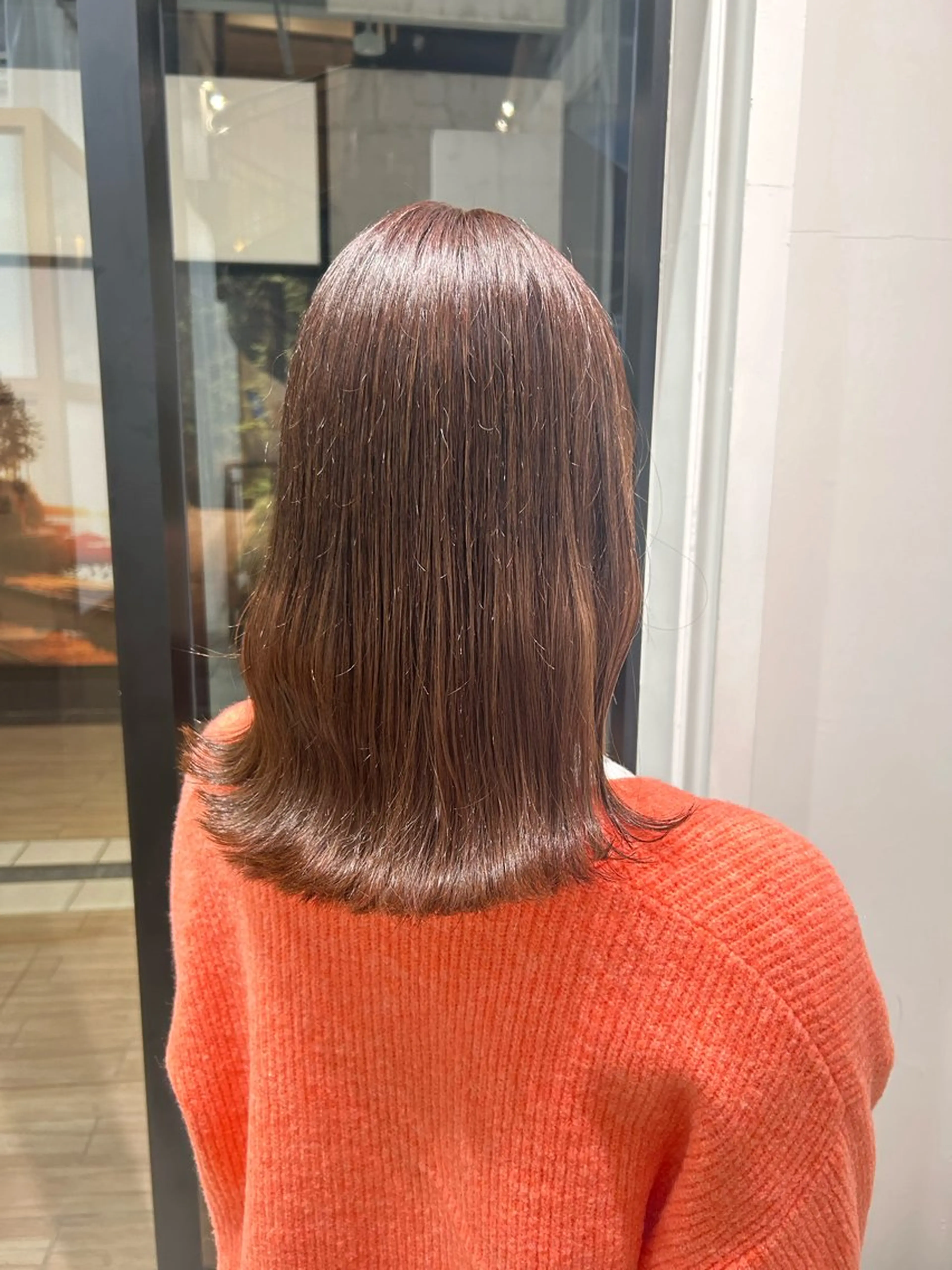 セミロング カラー ヘアアレンジ カット ヘアカラー トリートメント yuka .のヘアスタイル