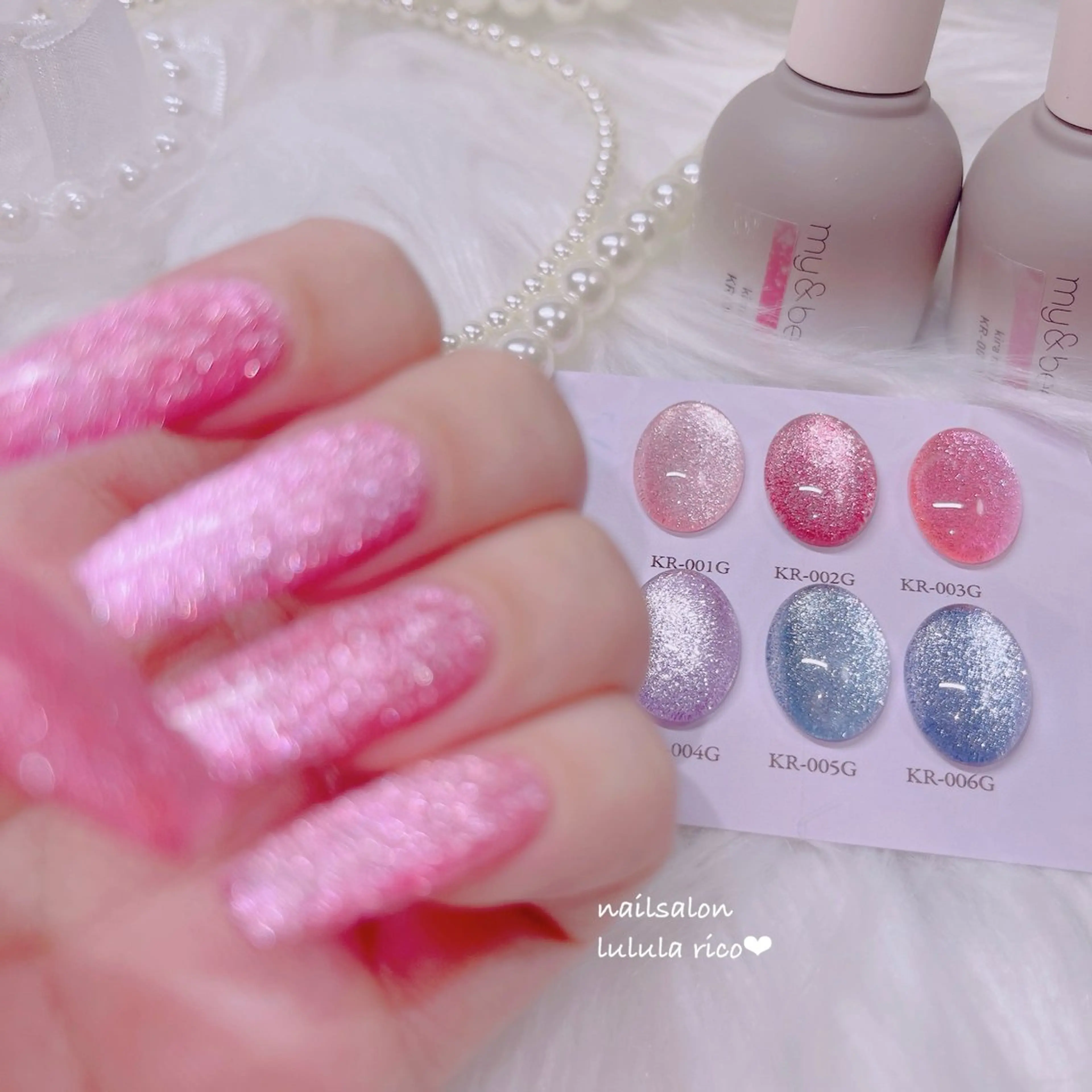 ネイル フラッシュネイル キラキラネイル ラメ(グリッター) マグネットネイル lulularico Ami💗のエステ・リラクイメージ
