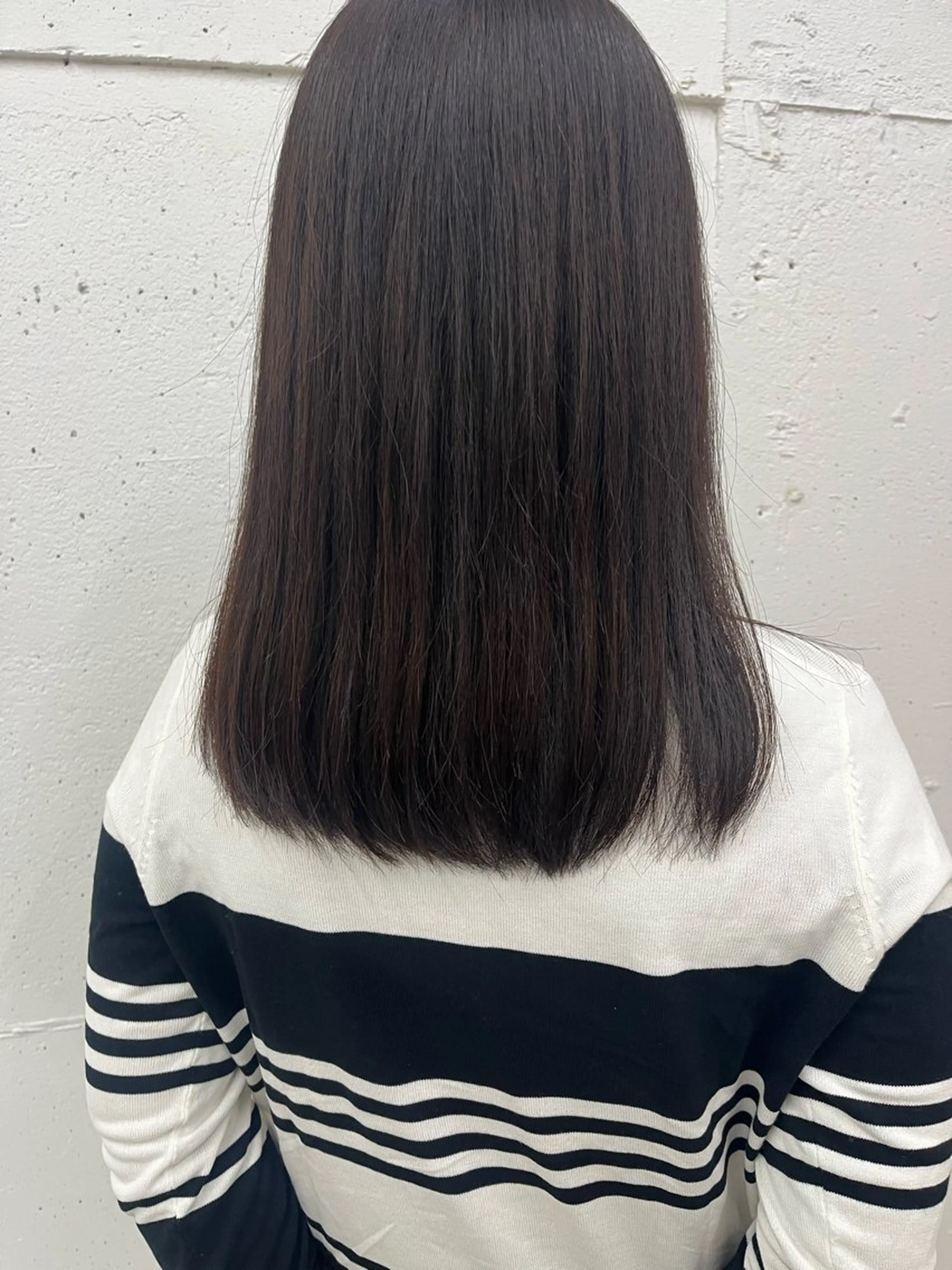 セミロング hair make grace所属・山田 綺音のヘアスタイル