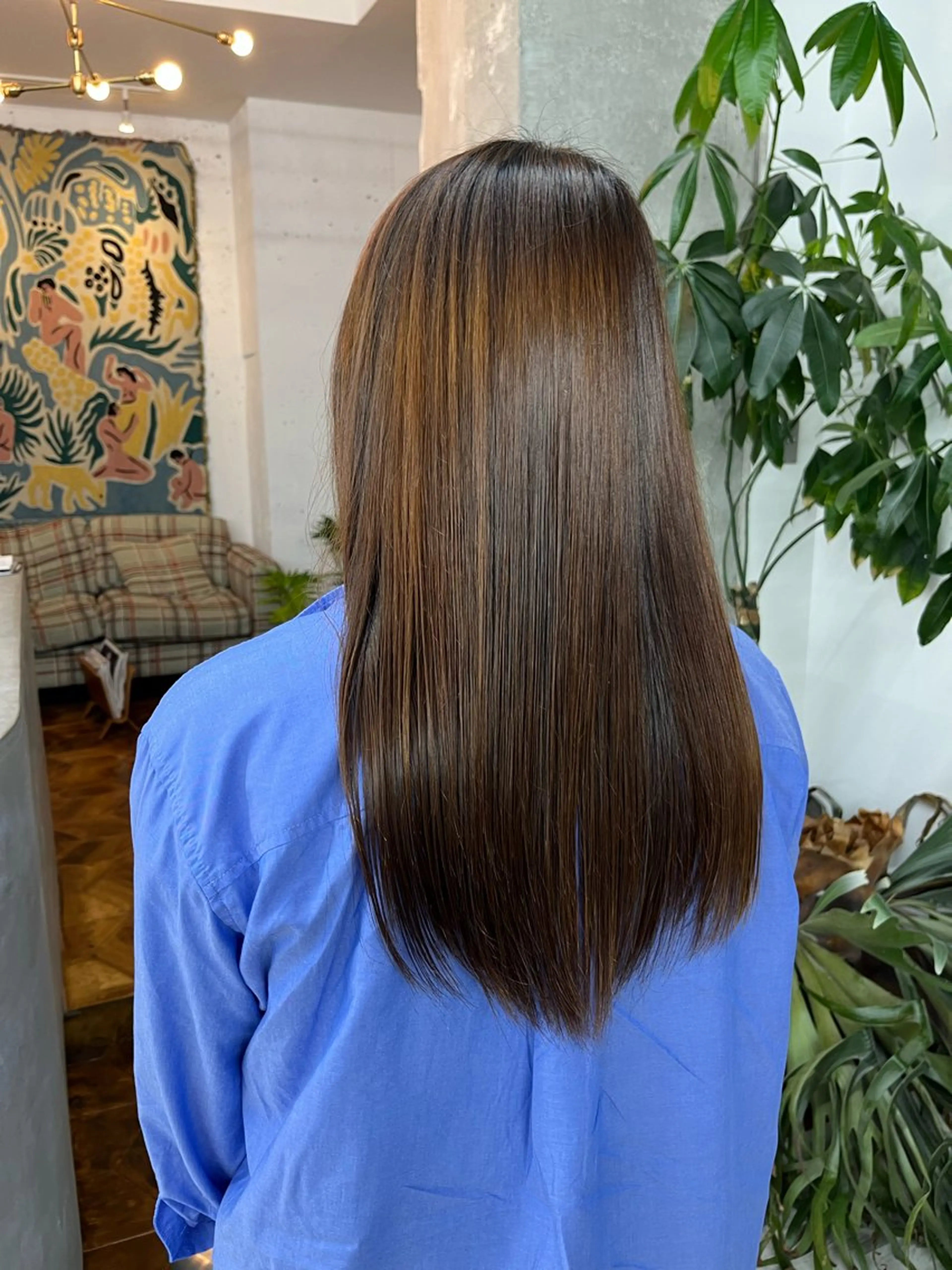 ロング 縮毛矯正 🫧透明感カラー🫧 ハシモトタケルのヘアスタイル