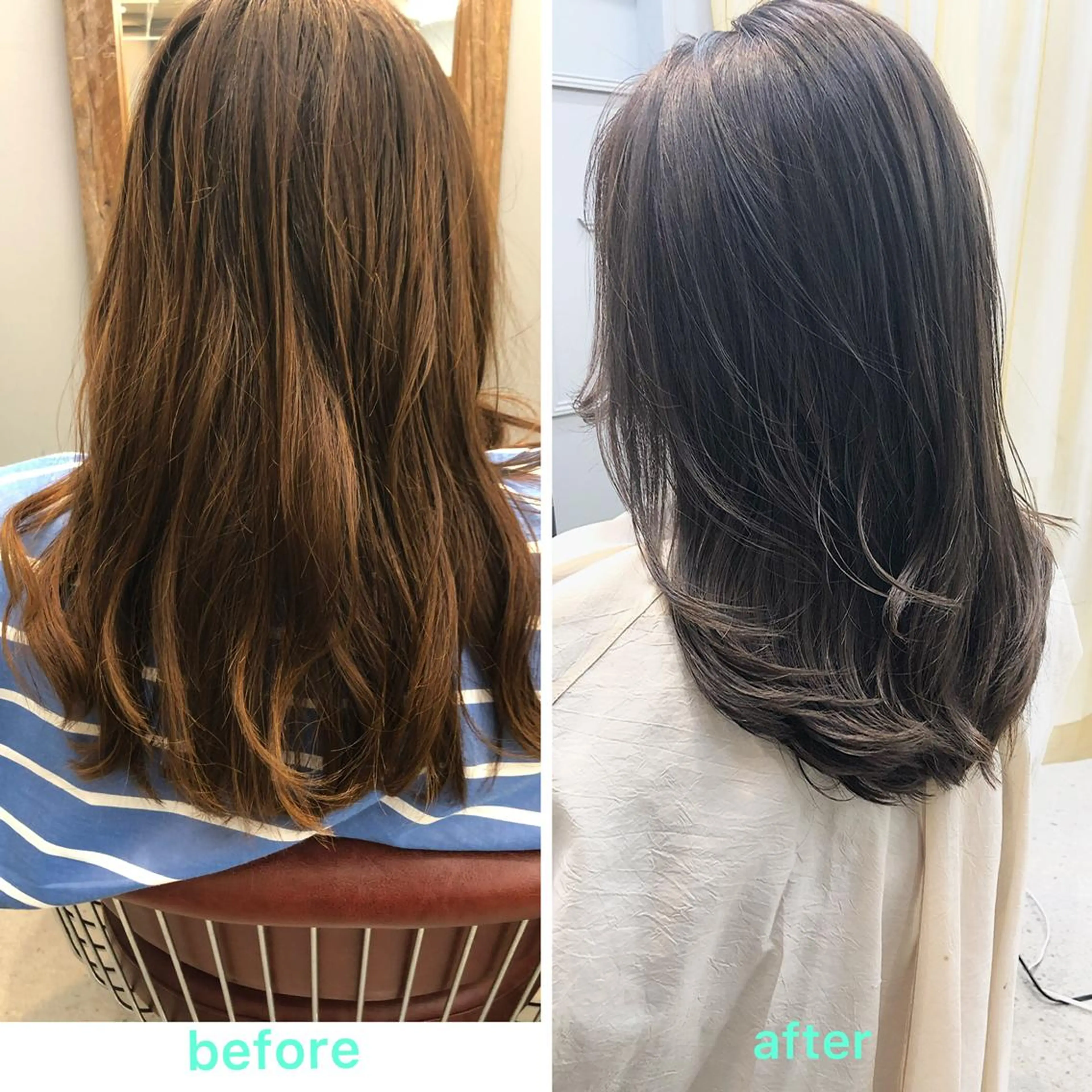 ロング ラベンダーベージュ 髪質改善 トリートメント カット ヘアカラー トリートメント [仙台髪質改善]小原 弘之のヘアスタイル