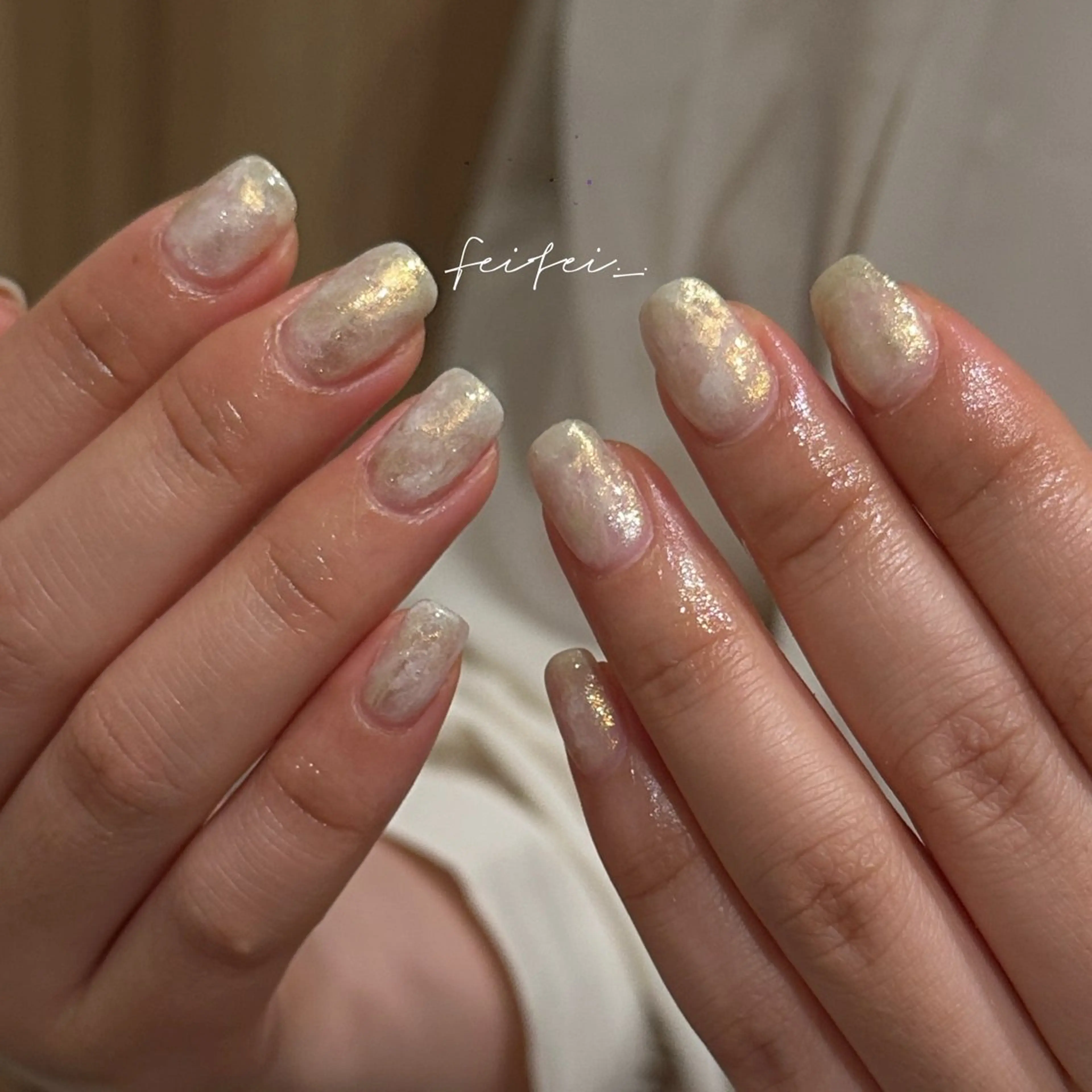 ネイル ハンドネイル 🎀フェイ フェイ🫧💗のネイルデザイン