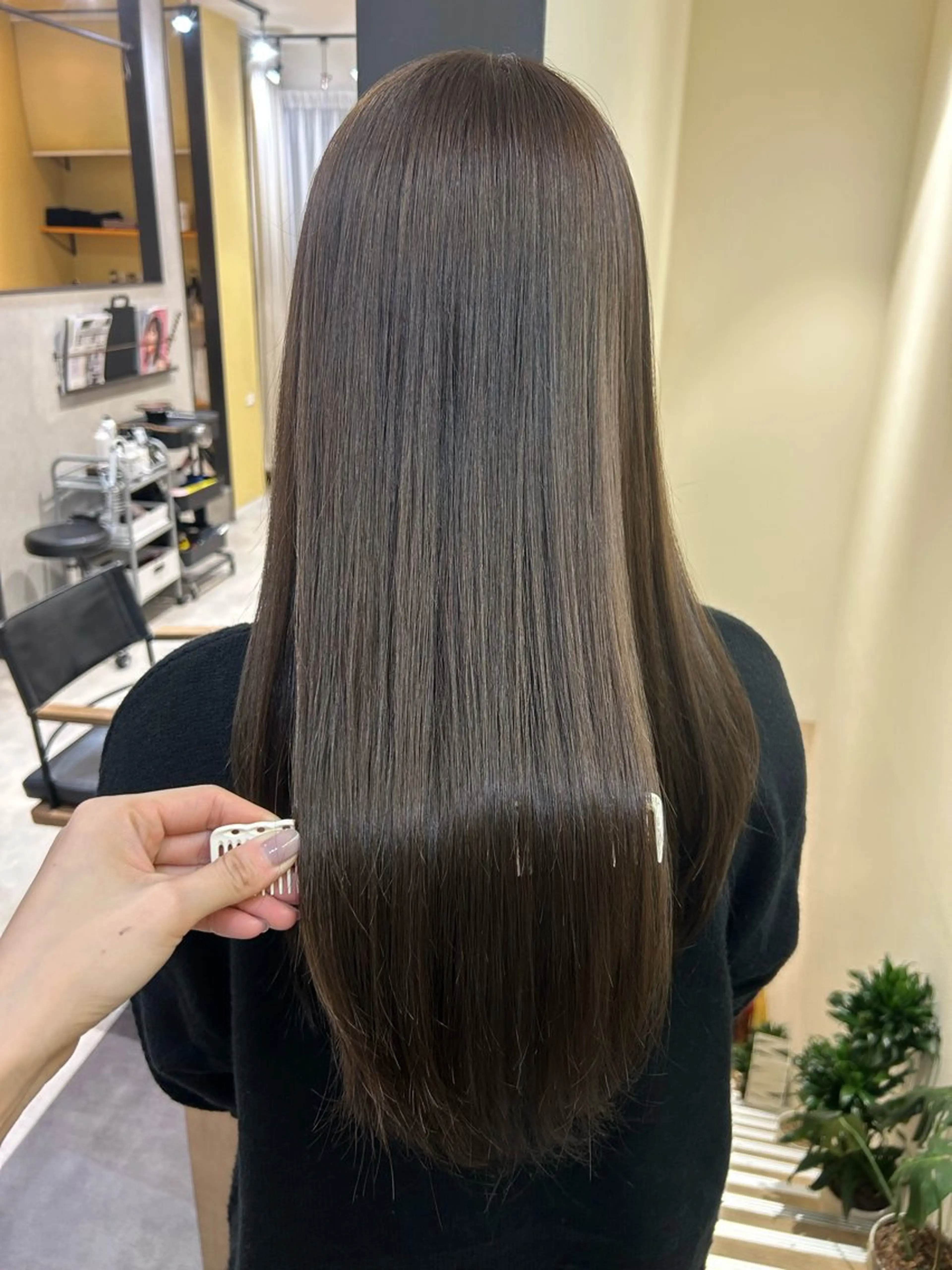 ロング カラー ベージュカラー ラベンダーカラー ラベンダーベージュ カット ヘアカラー トリートメント hubhair レイヤー/透明感のヘアスタイル