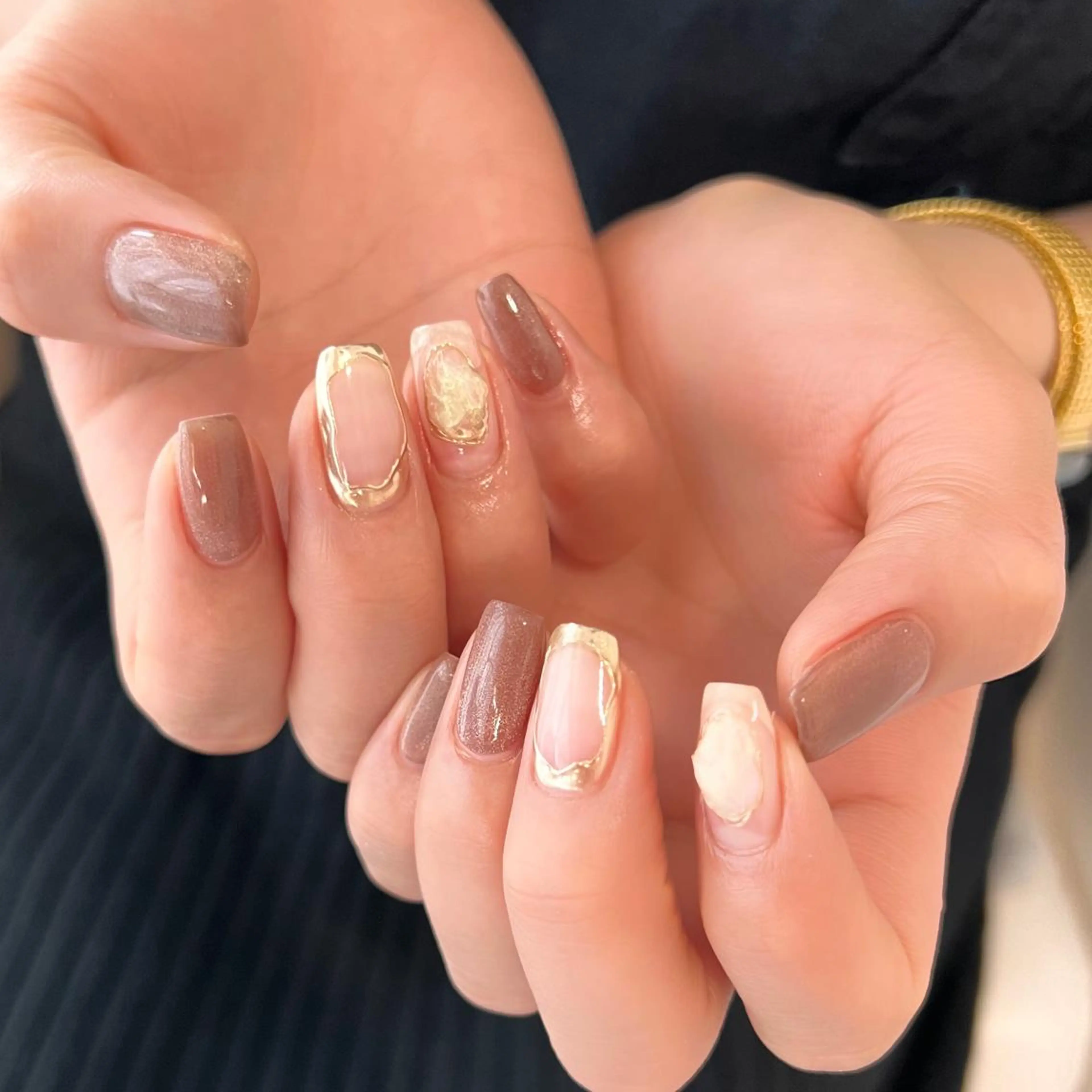 ミディアム ネイル マツエク・マツパ REVIA_nail maiのネイルデザイン