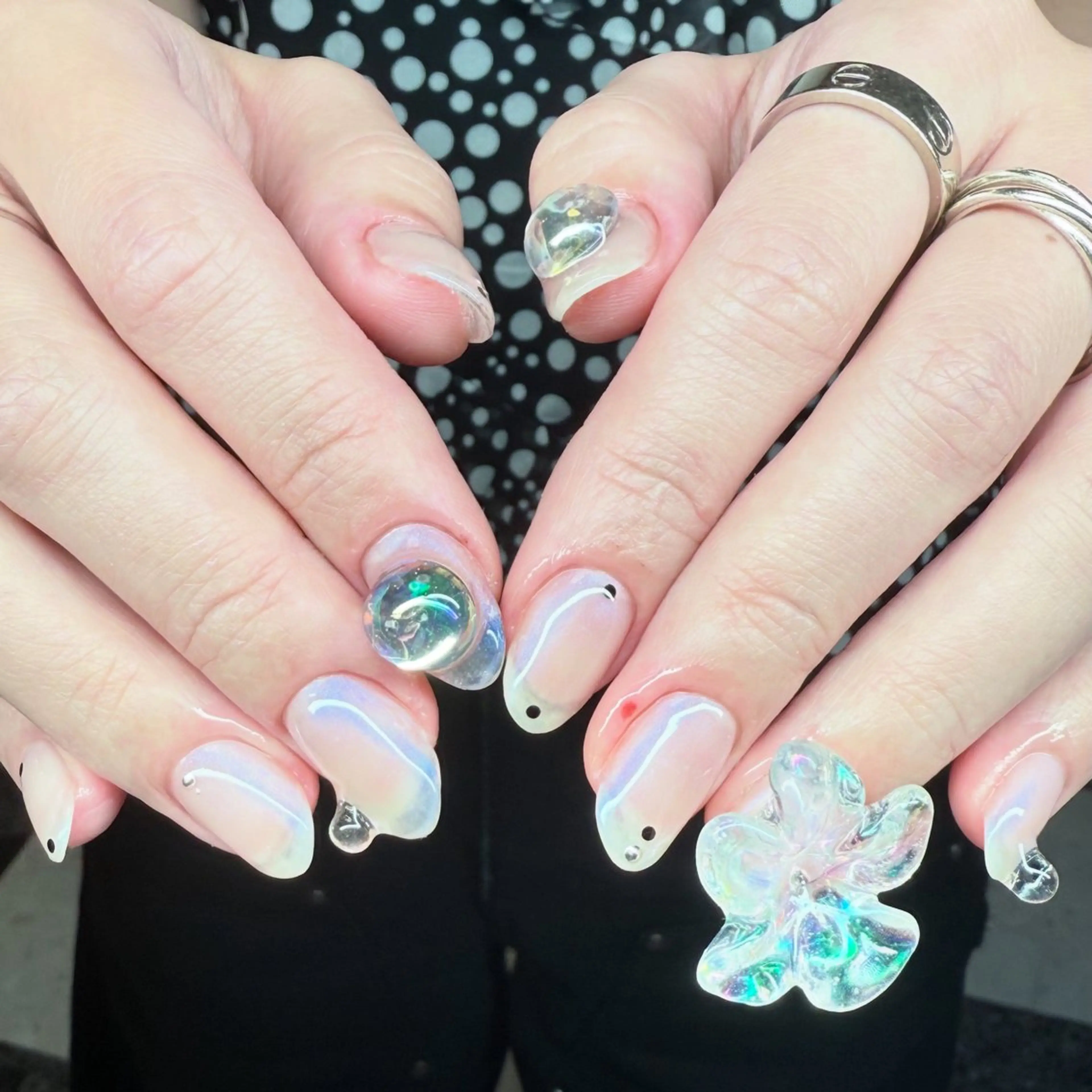 ネイル ニュアンスネイル シンプルネイル ハンドネイル posa nail モエミのネイルデザイン