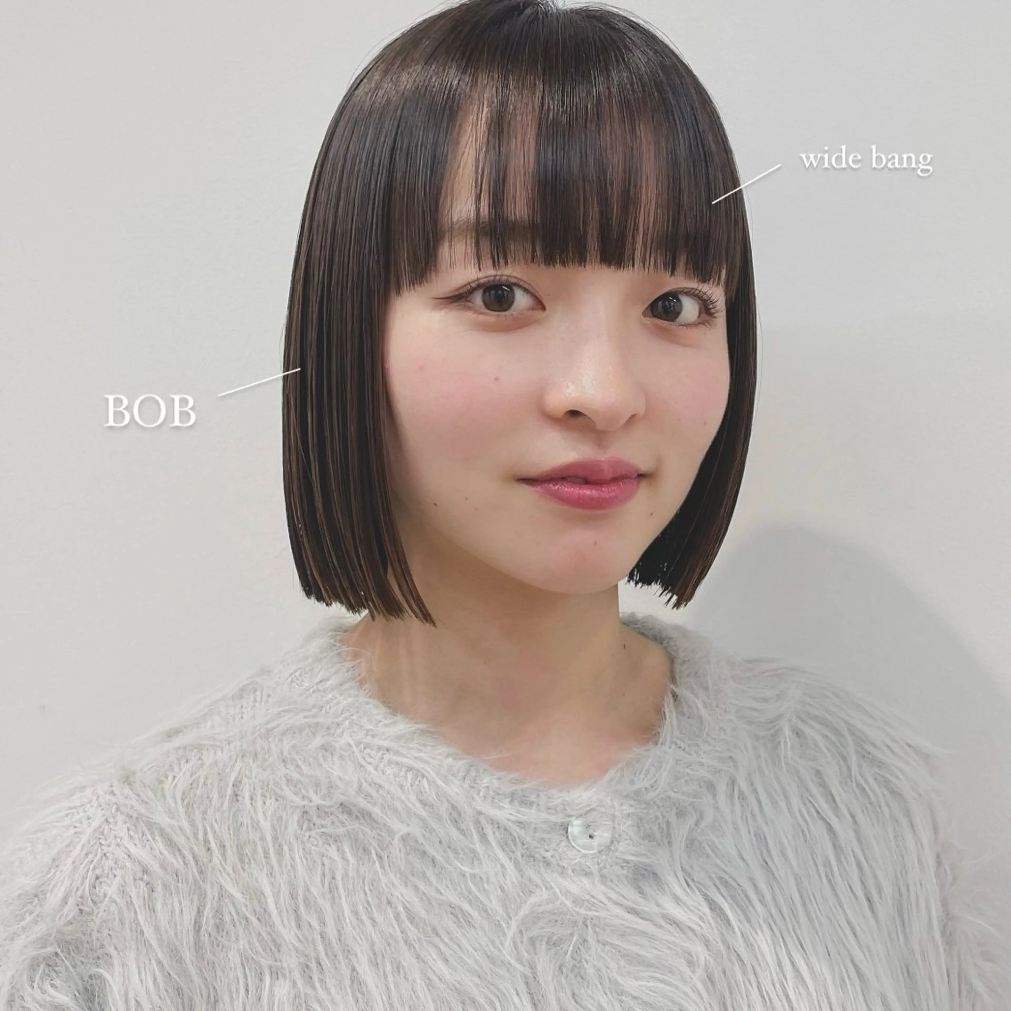 ミディアム カット 縮毛矯正 fit hue 〻kotonoのヘアスタイル