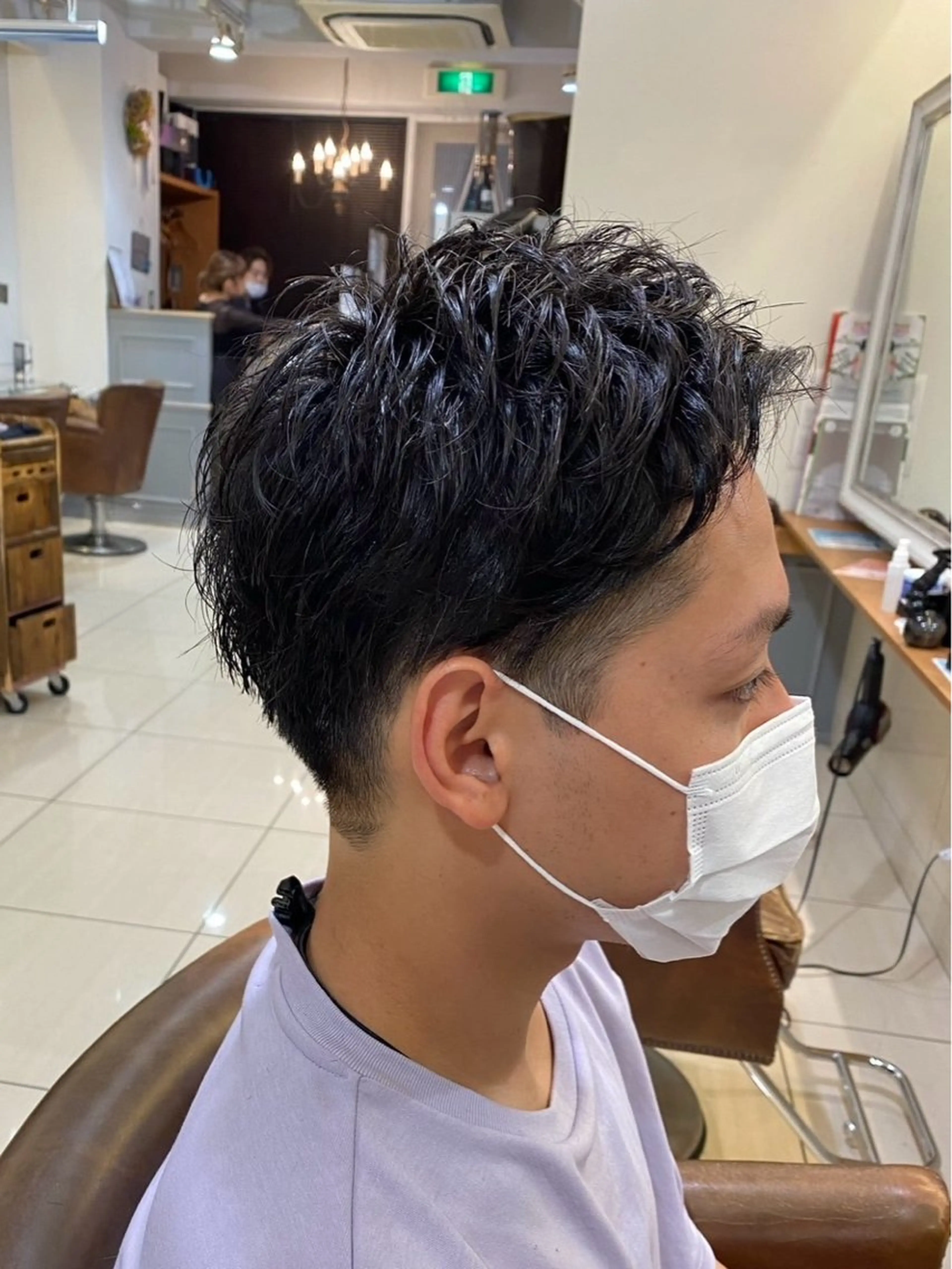 ショート ショートヘア メンズカットモデル/ 横浜/佐藤 桃香のヘアスタイル