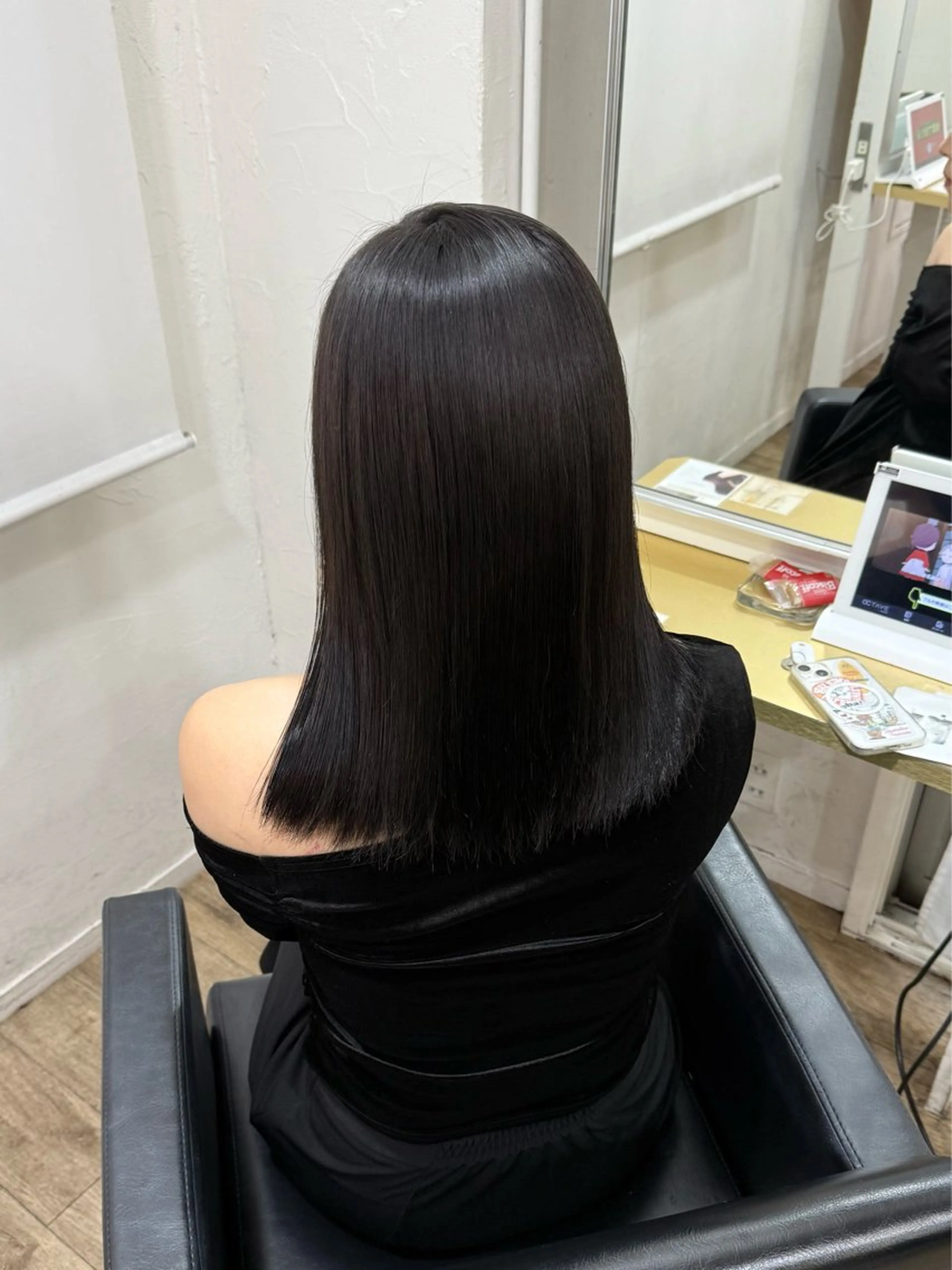 セミロング ヘアカラー トリートメント 髪質改善/ 透明感カラー/RANのヘアスタイル