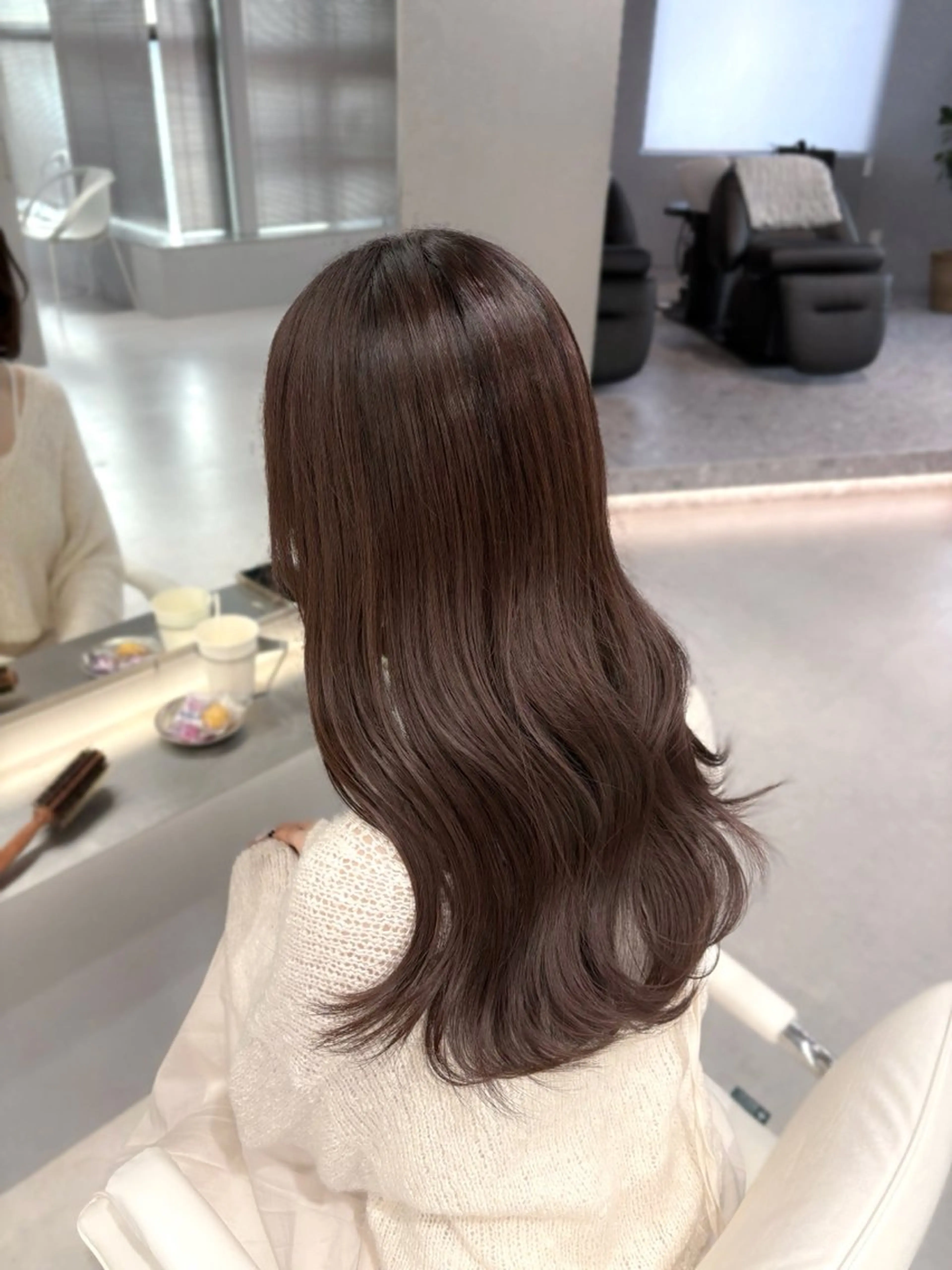 ロング カラー カット ヘアカラー ユウカ 千葉駅 @lei_yuukaのヘアスタイル