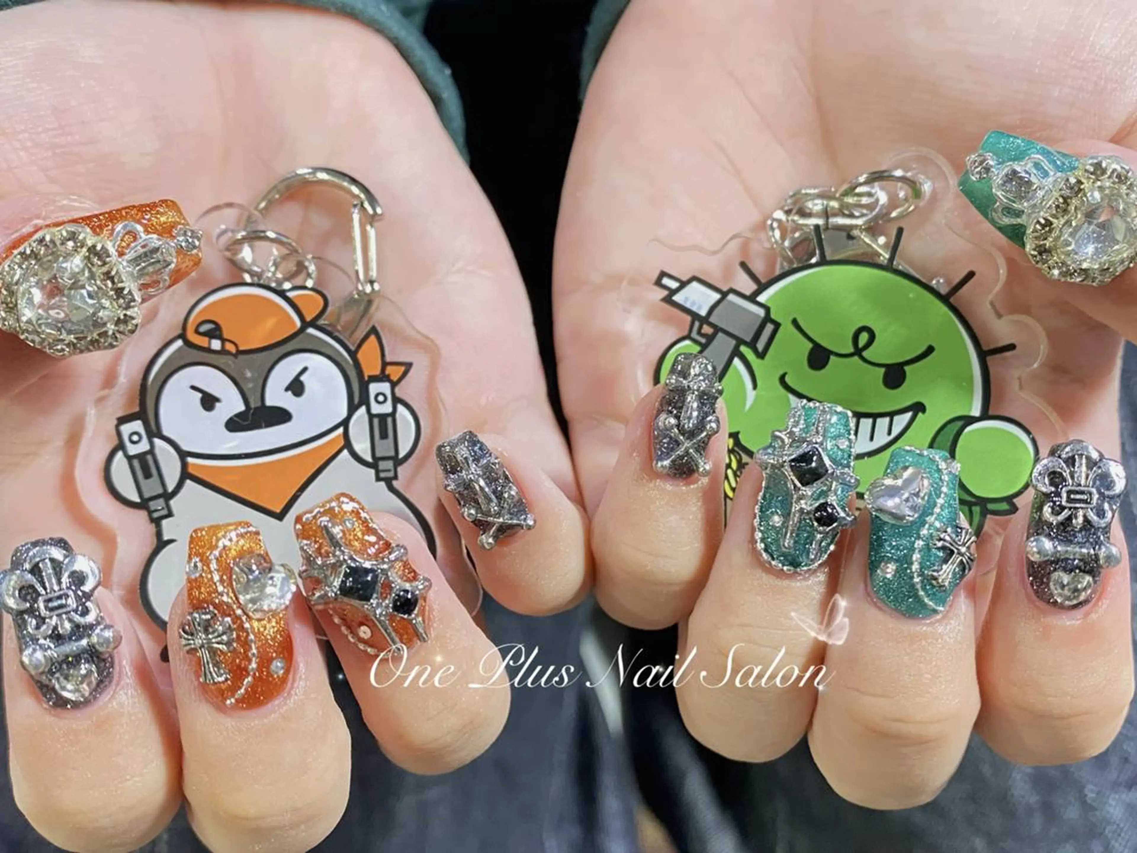 ネイル ロングネイル スーパーロングネイル One plus StudioNailのネイルデザイン