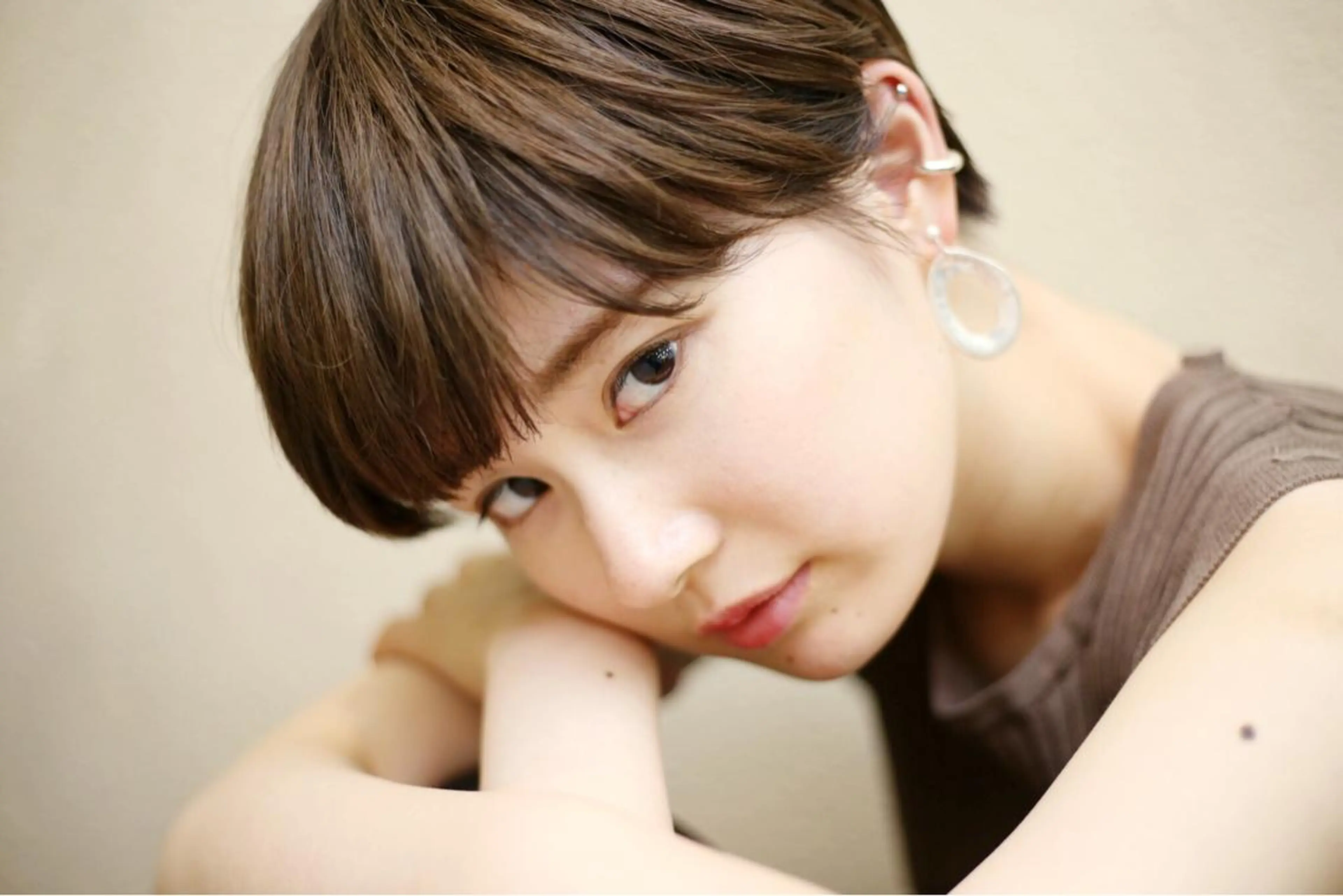 ショート titian　田中 美名のヘアスタイル