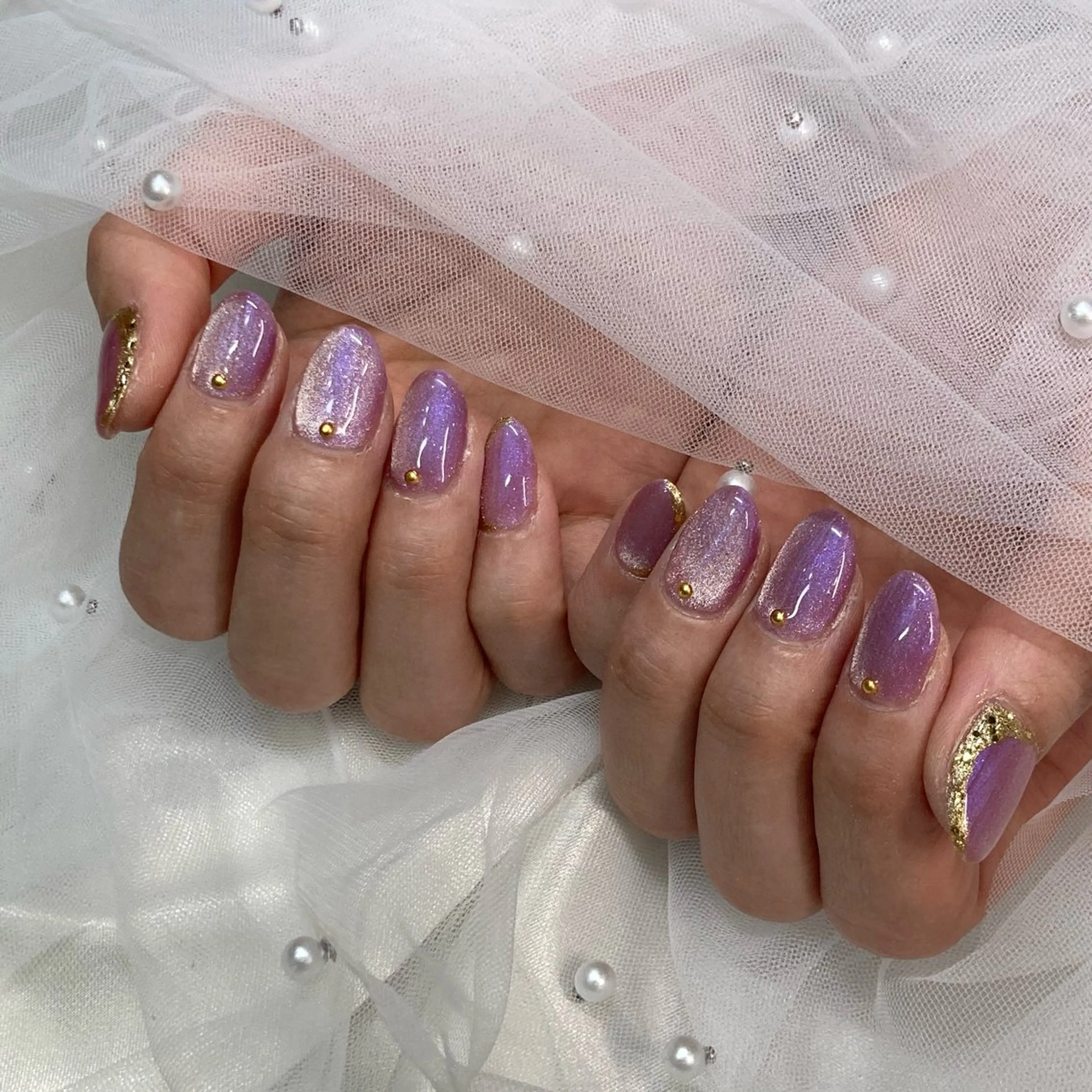 ネイル ラメ(グリッター) nail salon share所属・Share wakanaのネイルデザイン