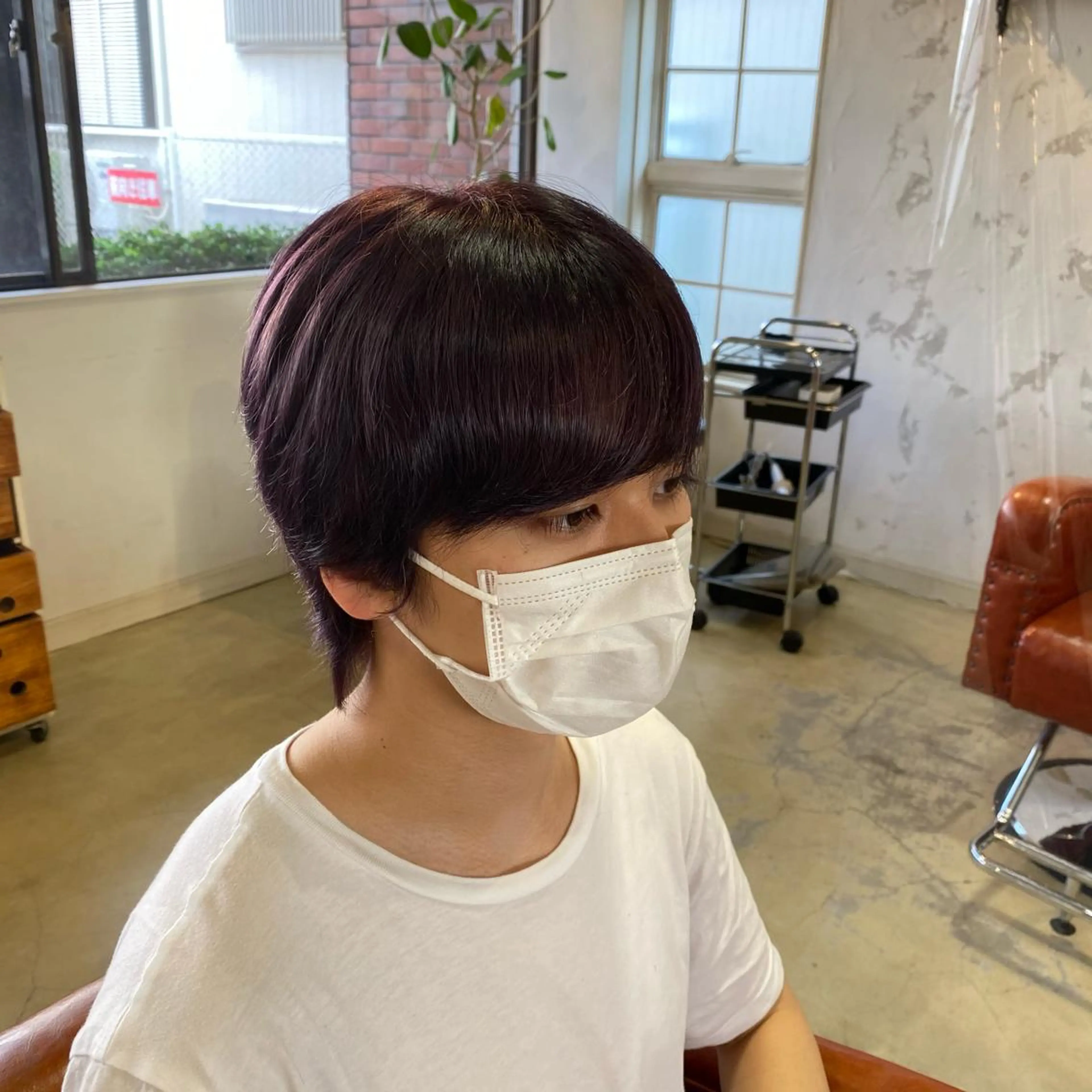 カラー メンズ メンズブリーチ マッシュウルフ マッシュ メンズウルフカット ブリーチ 🇰🇷千葉韓国ヘア 🇰🇷佐藤詩門のヘアスタイル