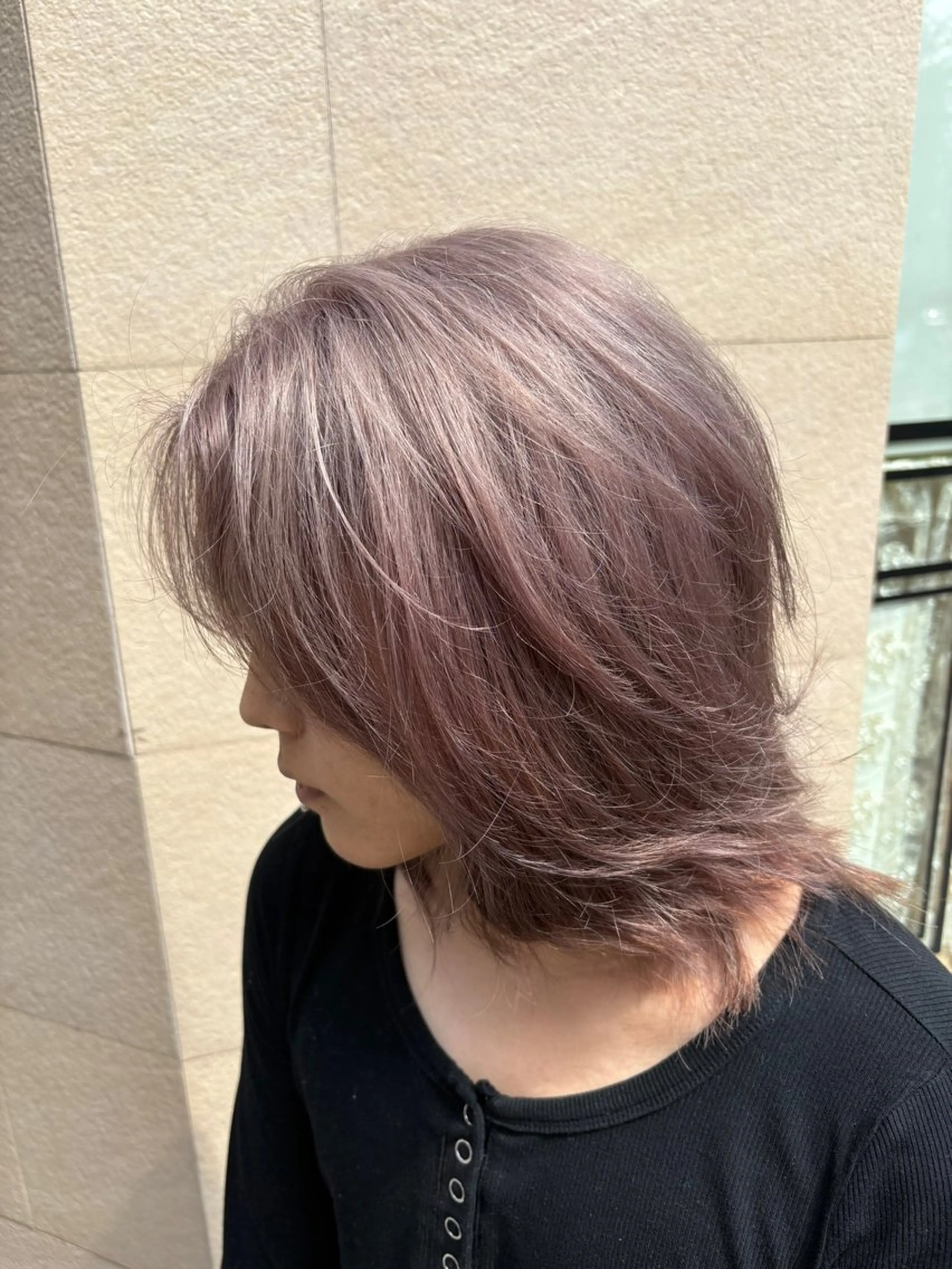 ショート ヘアカラー 透明感カラー🫧/ ブリーチ🇰🇷れいのヘアスタイル