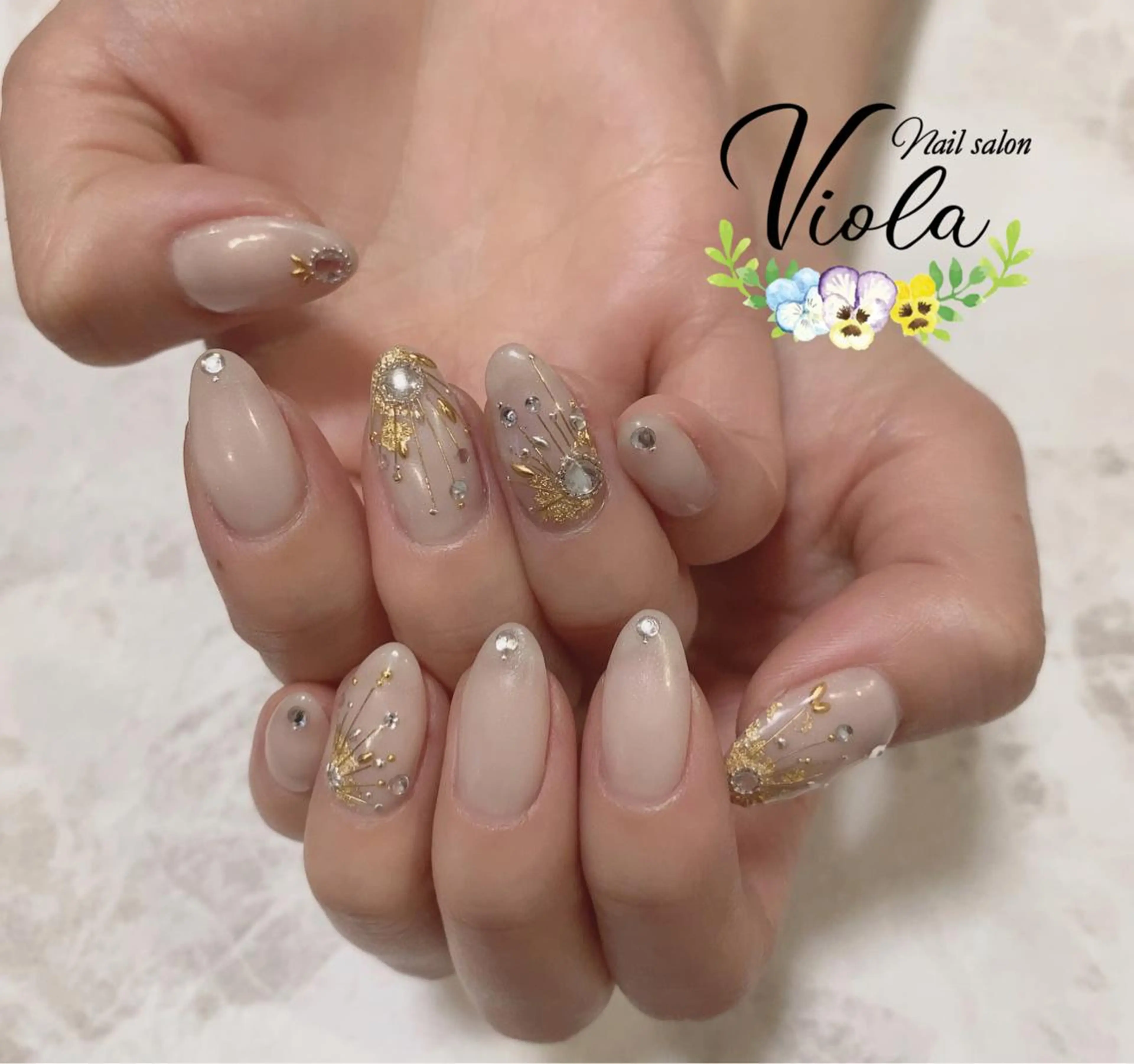 ネイル アートネイル ハンドネイル Nailsalon Viola所属・ネイルサロン Violaのネイルデザイン
