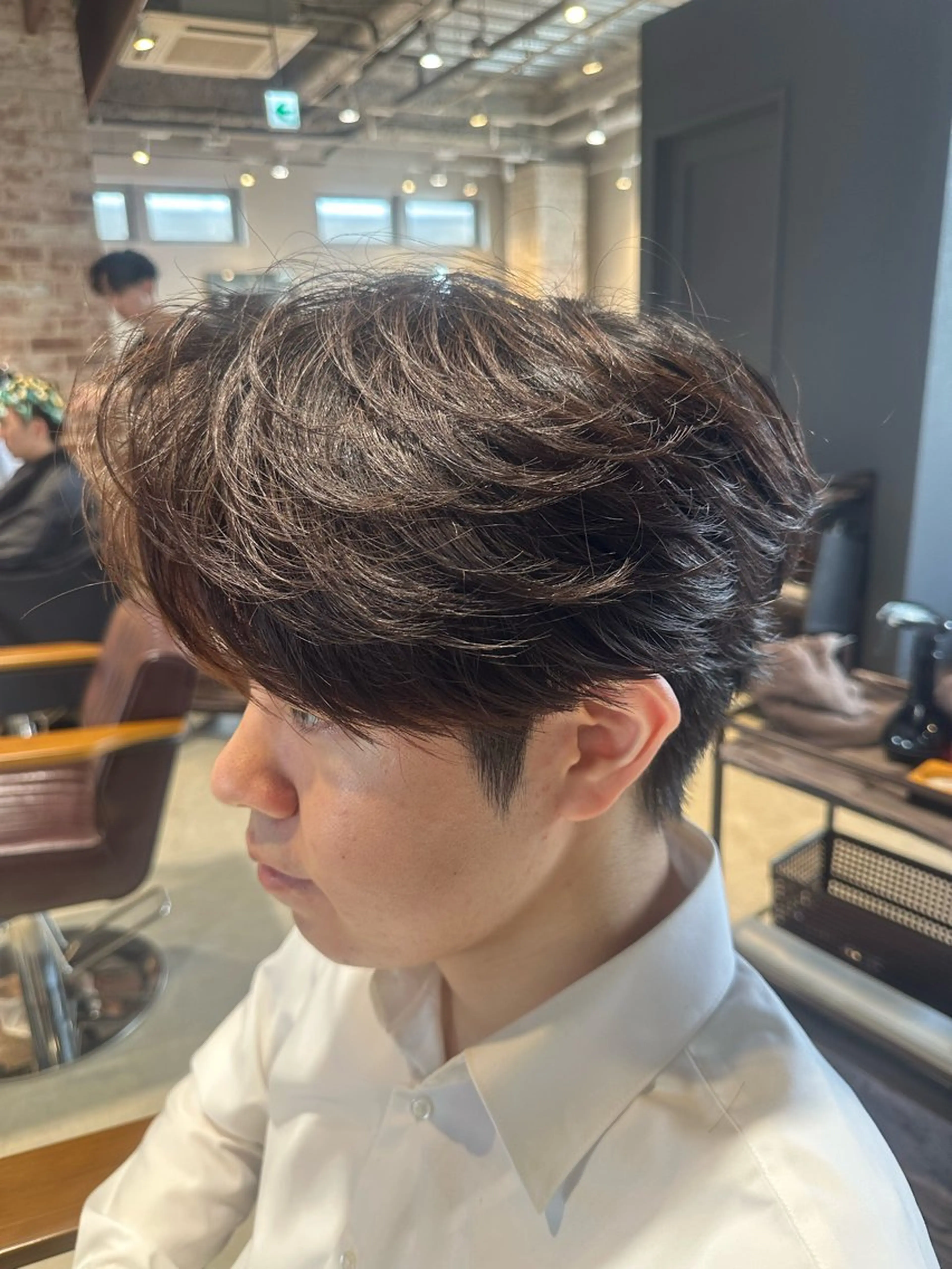 パーマ メンズ カット パーマ トリートメント ヘッドスパ 【メンズ特化】／ パーマ/名駅/Jinのヘアスタイル