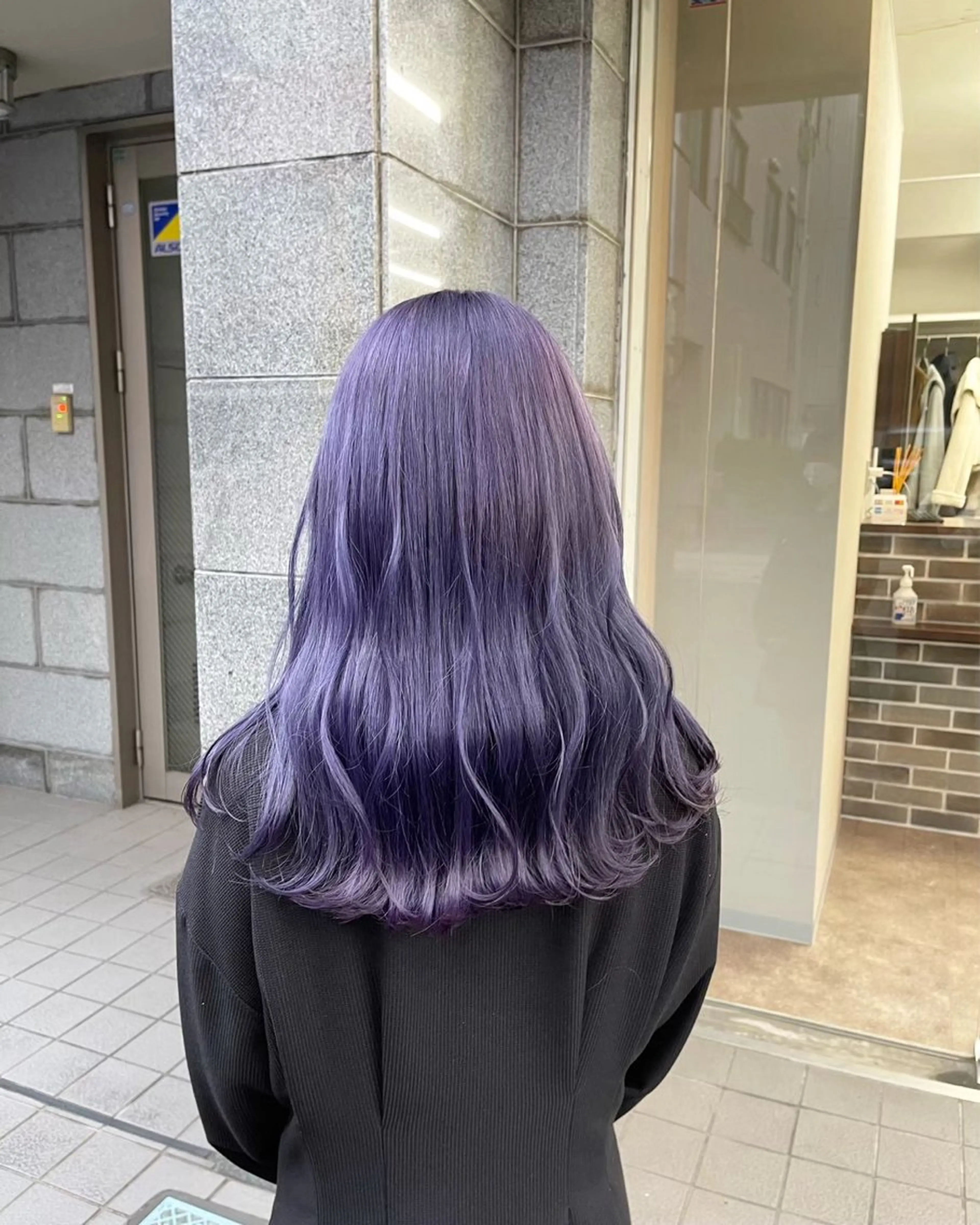 ロング カラー ハイトーンカラー モッズヘア越谷西口店所属・市森 心寧のヘアスタイル