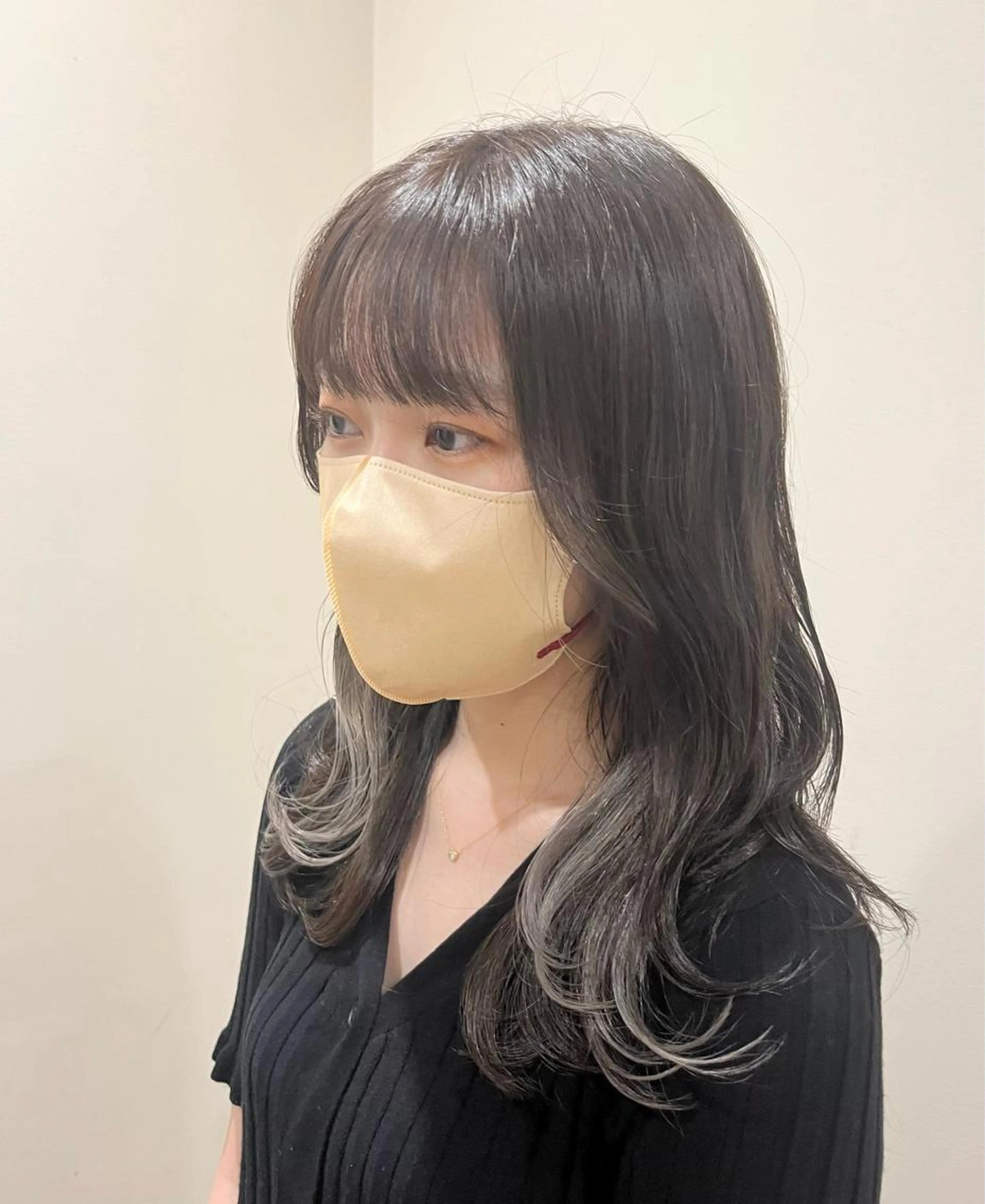 流行りの可愛いイヤリングカラー💗【ブリーチあり】表面color＋２０００円の写真