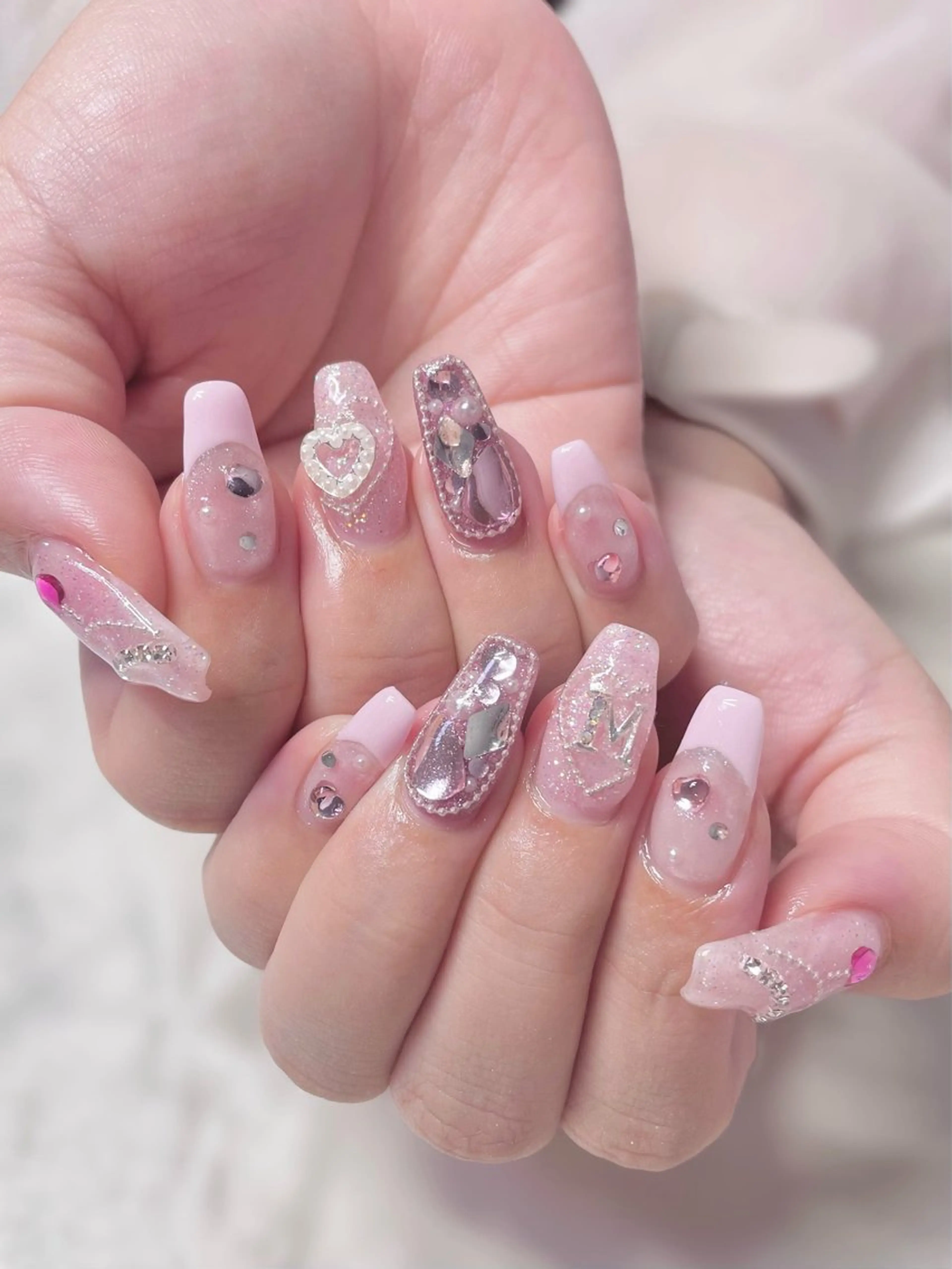 ネイル 長さ出し ハンドネイル RUMI nailのネイルデザイン