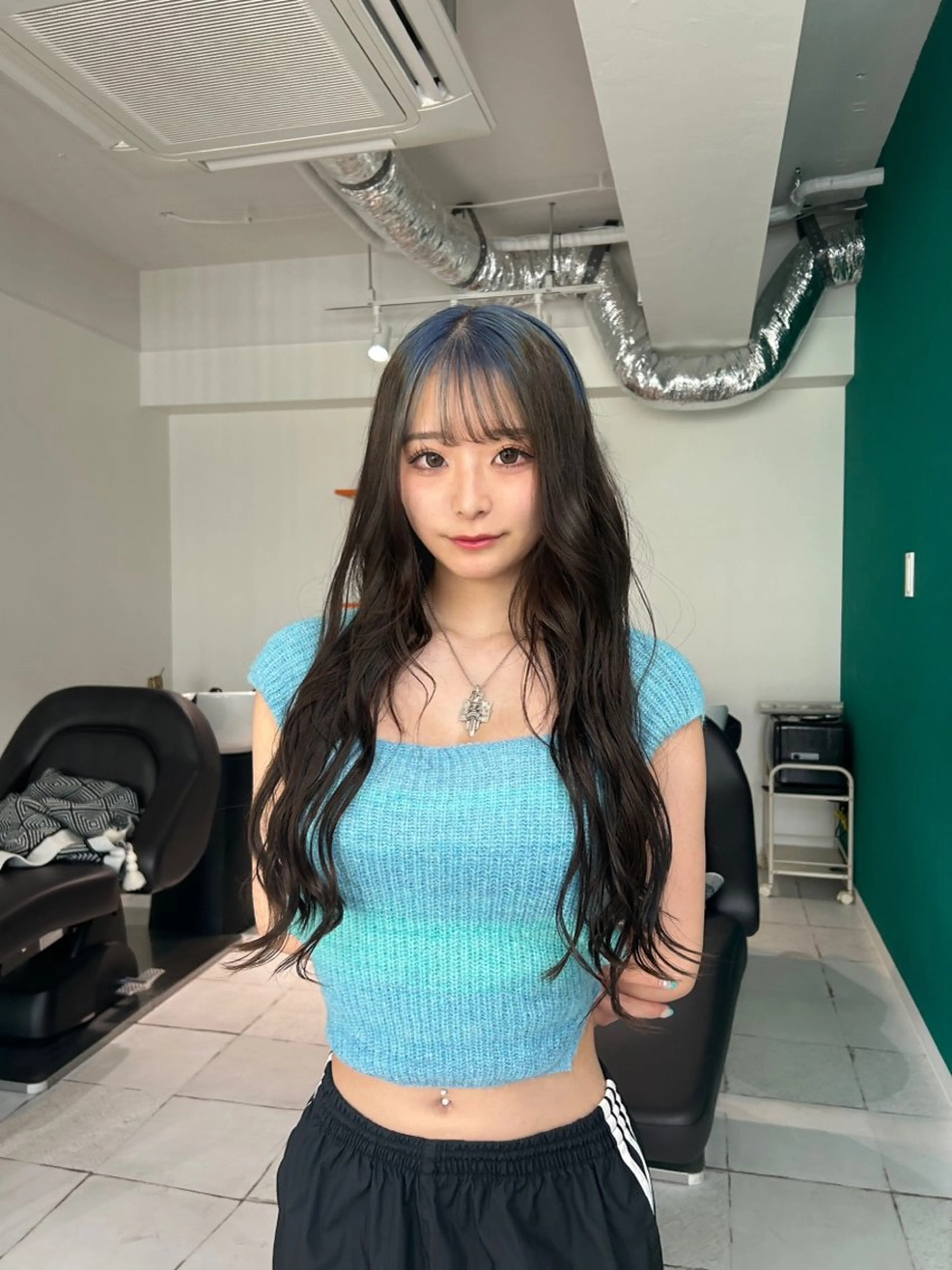 ロング カラー レイヤーカット /ハイトーンchaoのヘアスタイル