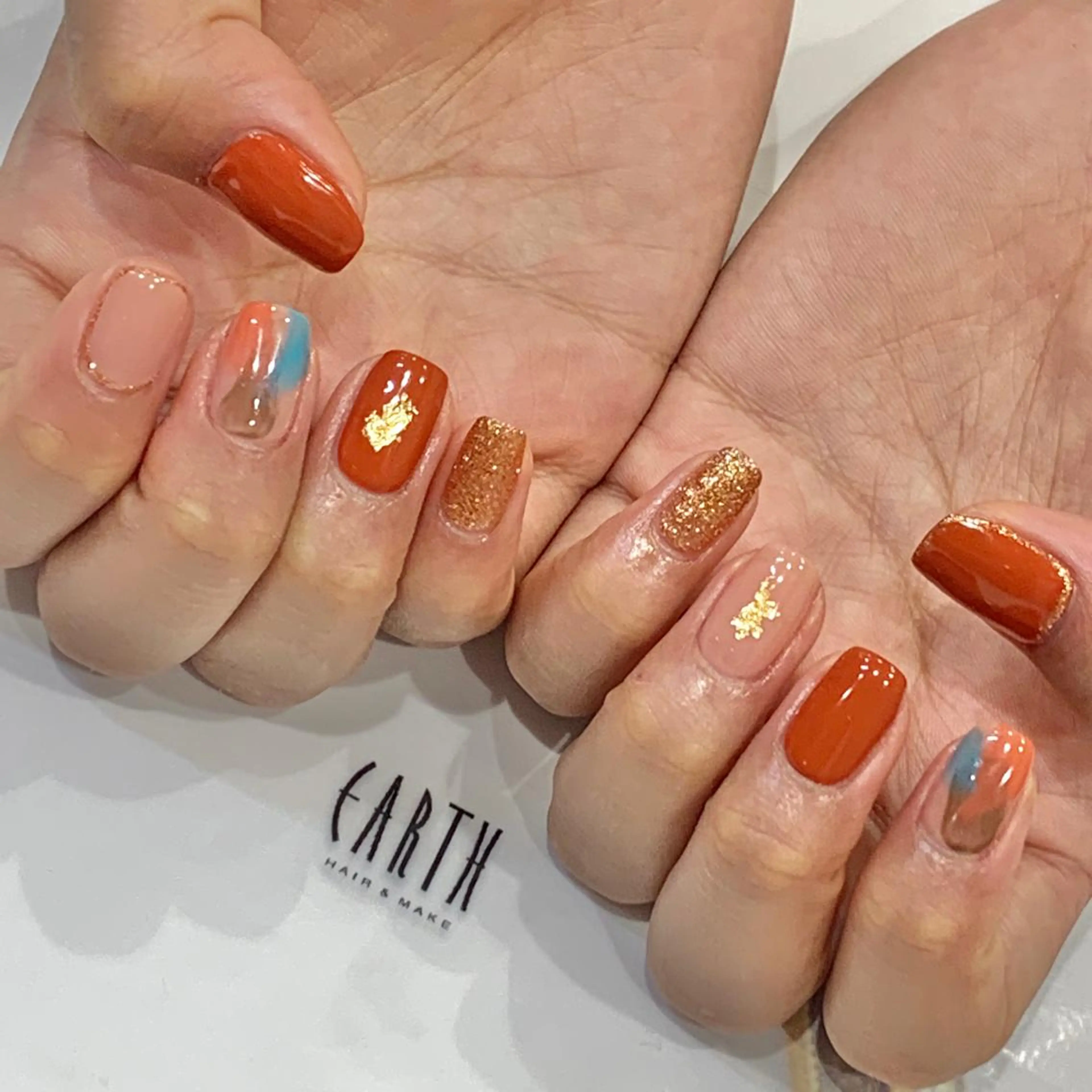 ネイル シンプルネイル ハンドネイル 佐藤 まりえのネイルデザイン