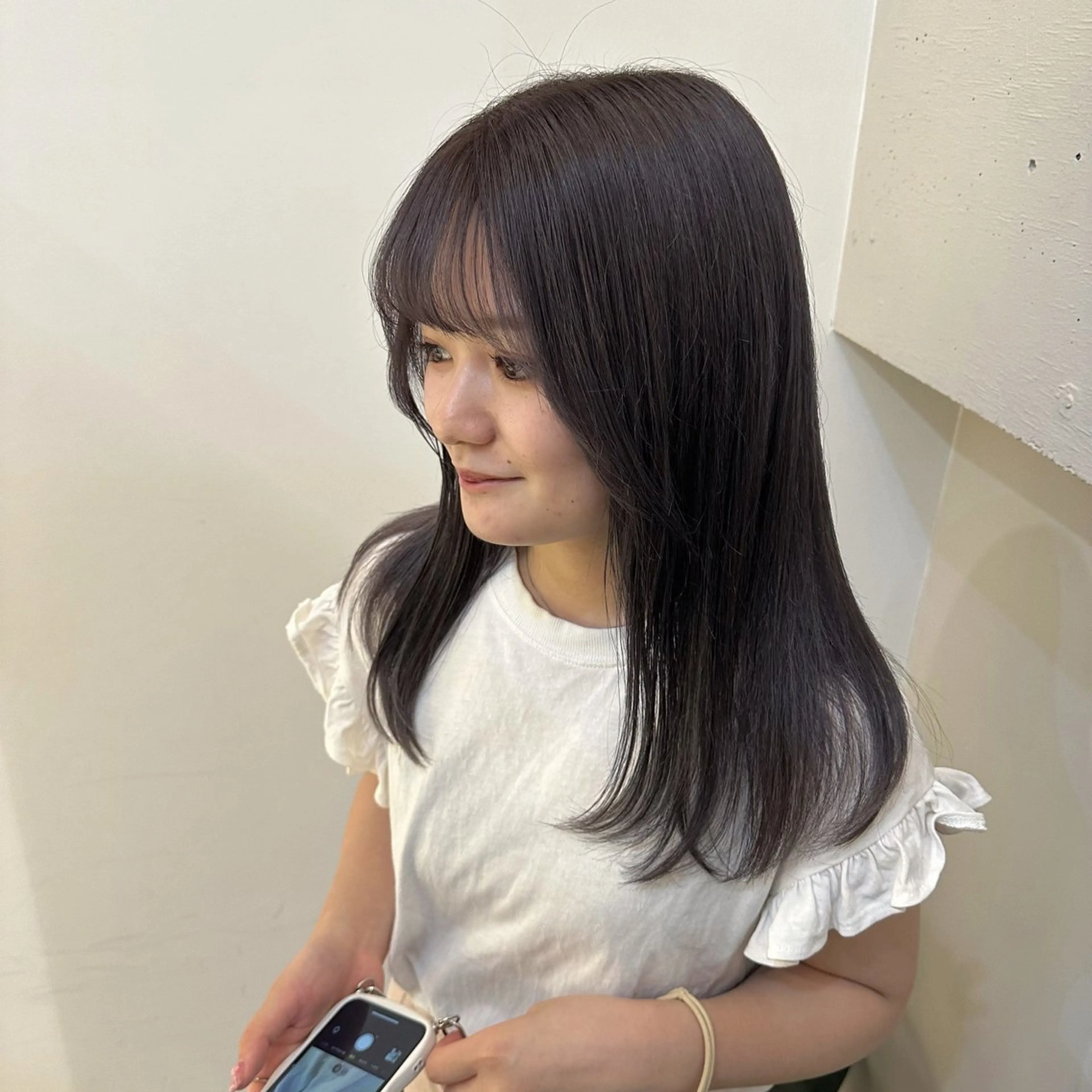 セミロング 柔らかbeige /chinari❤︎のヘアスタイル