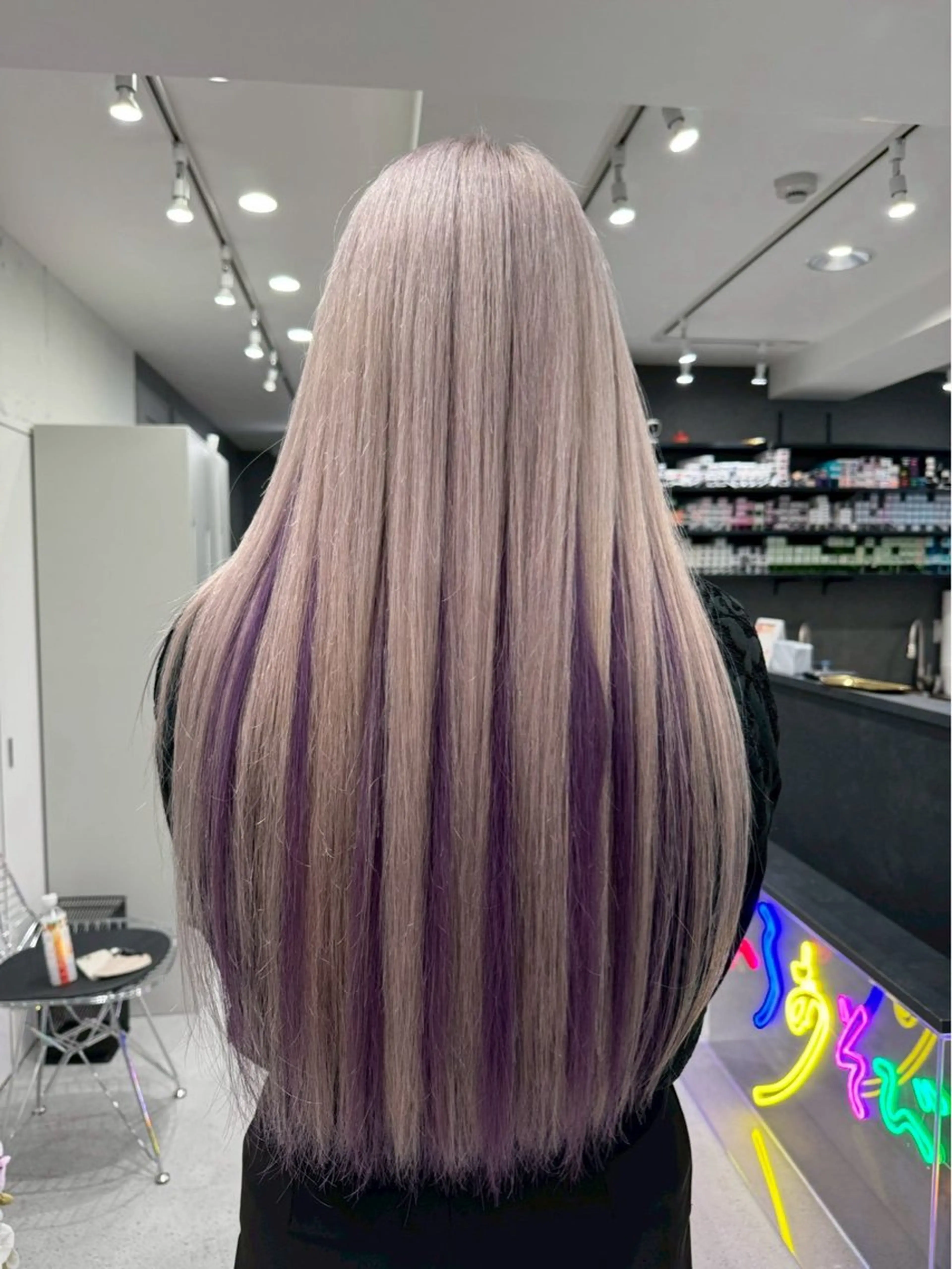 ロング カラー ヘアカラー いろあそび 八王子所属・きぃちゃん/八王子 /ハイトーンカラーのヘアスタイル