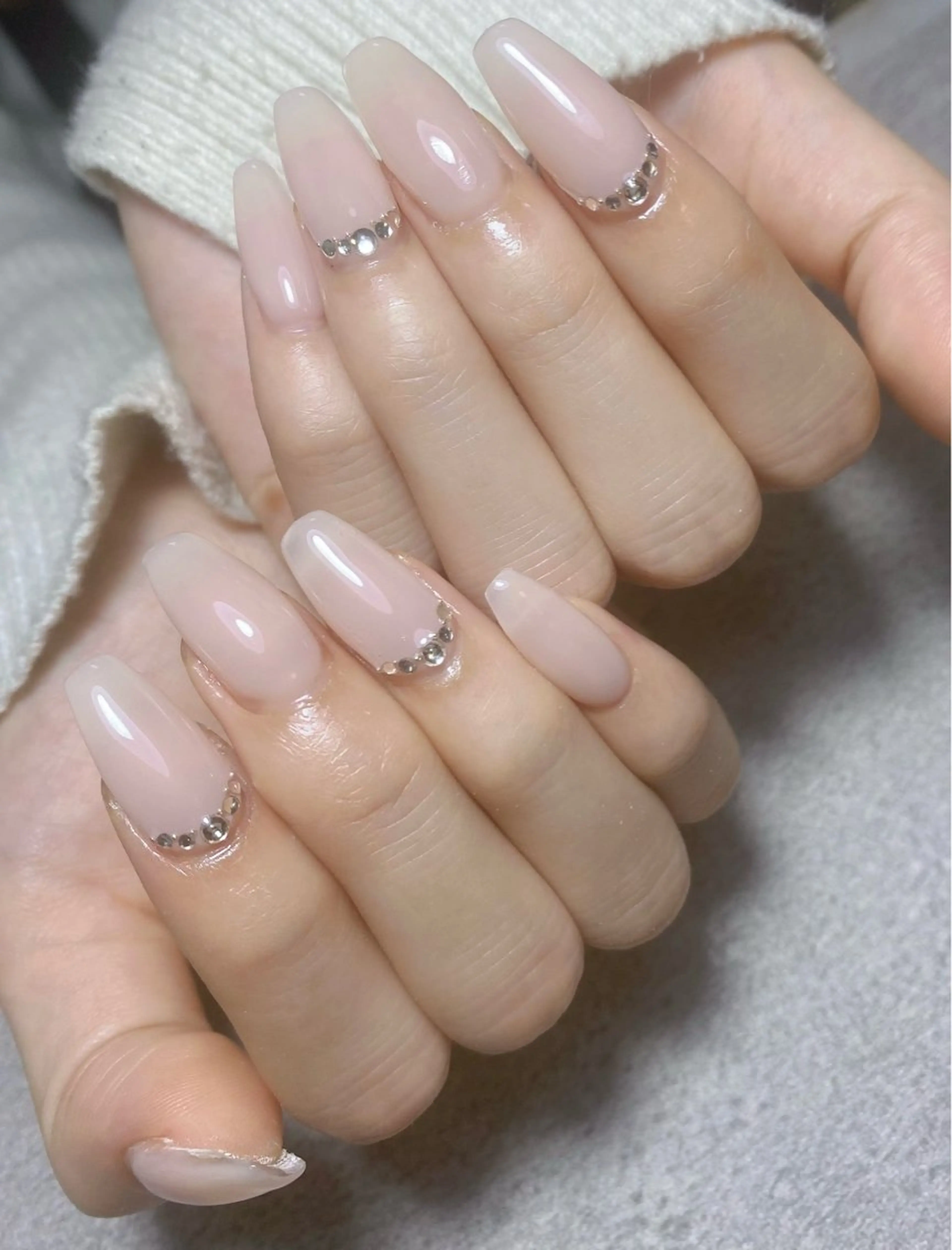 ネイル アートネイル フレンチネイル ジェルネイル グラデーション 韓国ネイル Nail Salon kihi大塚店のネイルデザイン