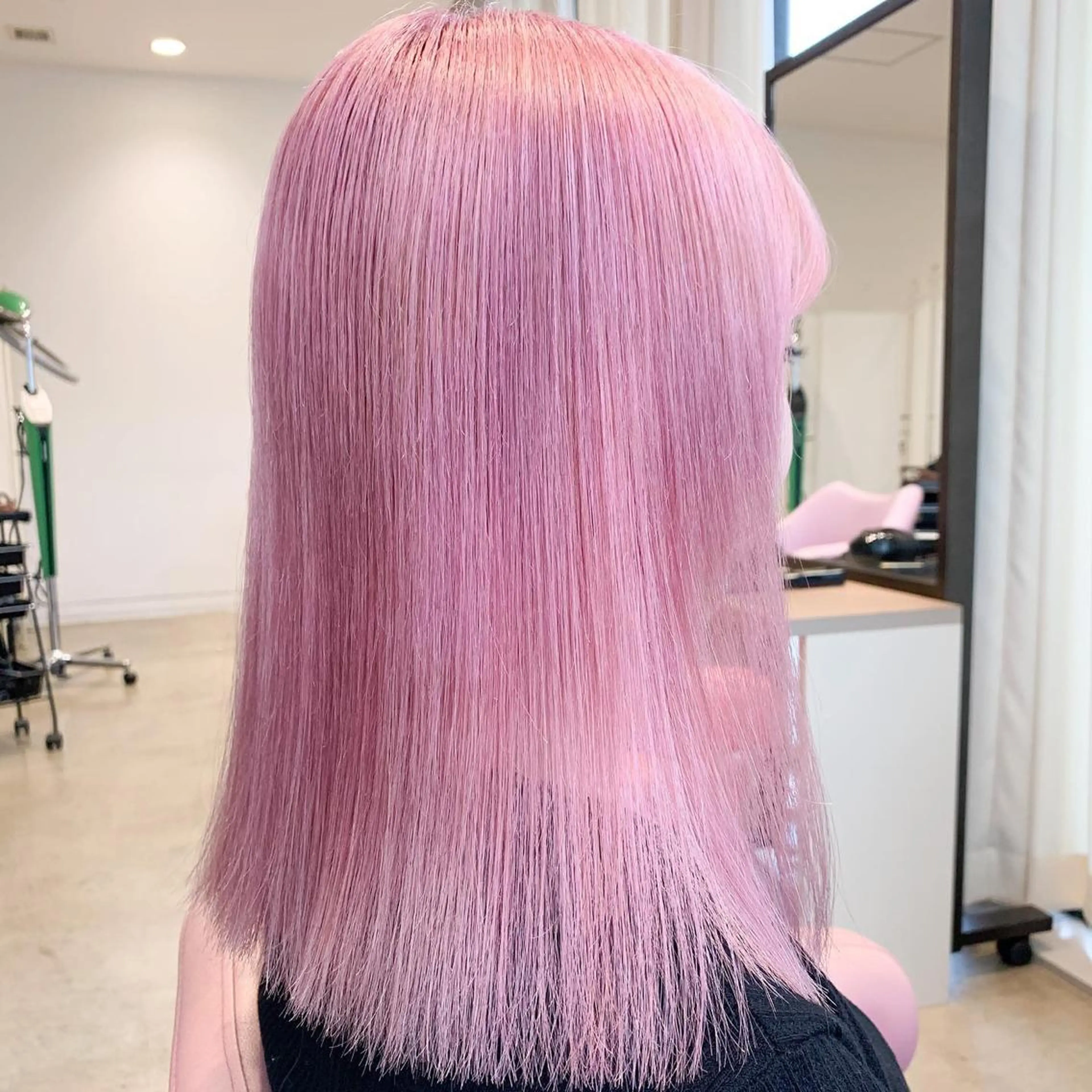 セミロング カット ヘアカラー トリートメント 🍀ケアブリーチ カラー🍀坂井のヘアスタイル