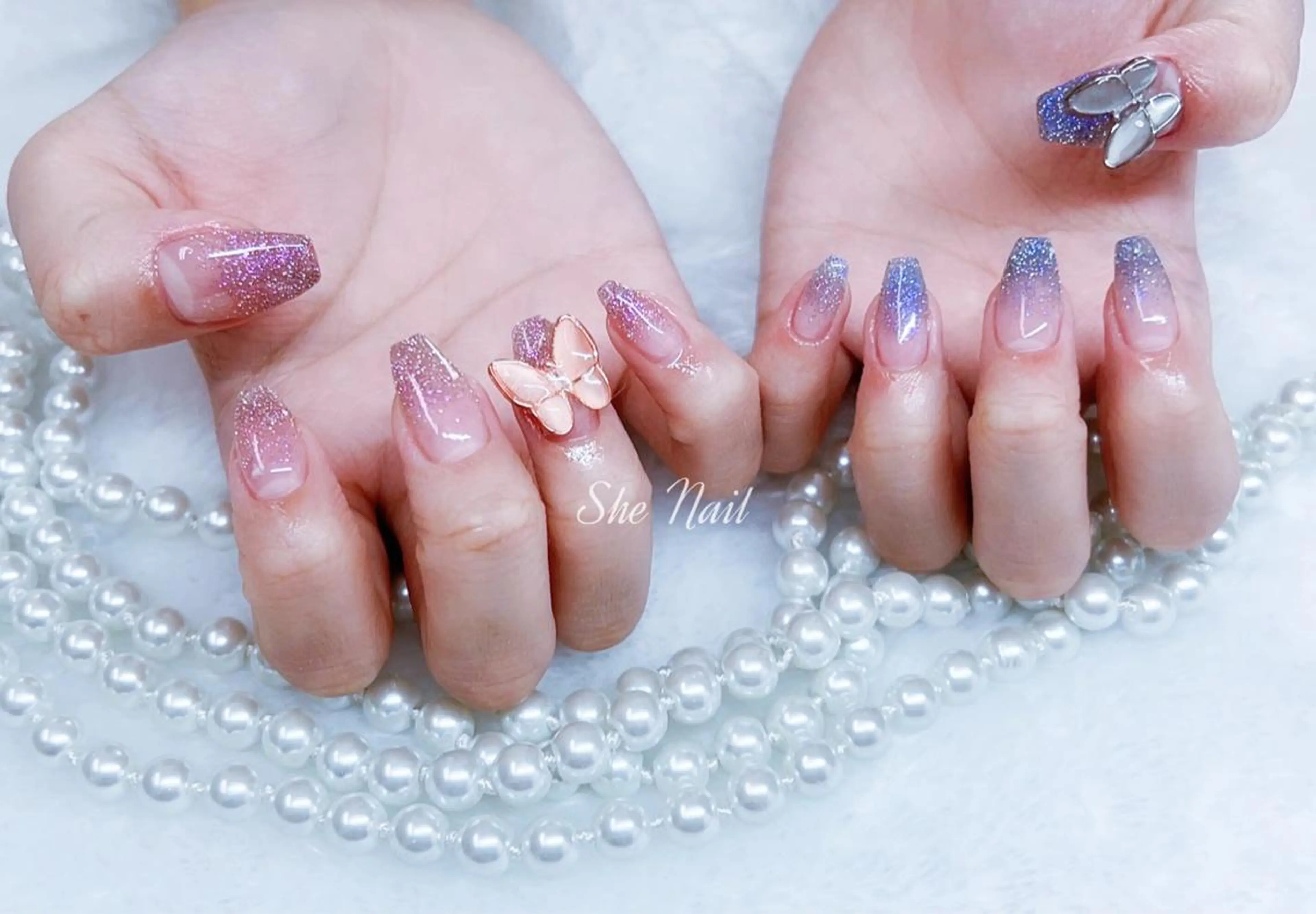ネイル チークネイル 長さ出し 持ち込み ワンカラーネイル シンプルネイル ハンドネイル She   Nail所属・ISA_ BELLAのネイルデザイン