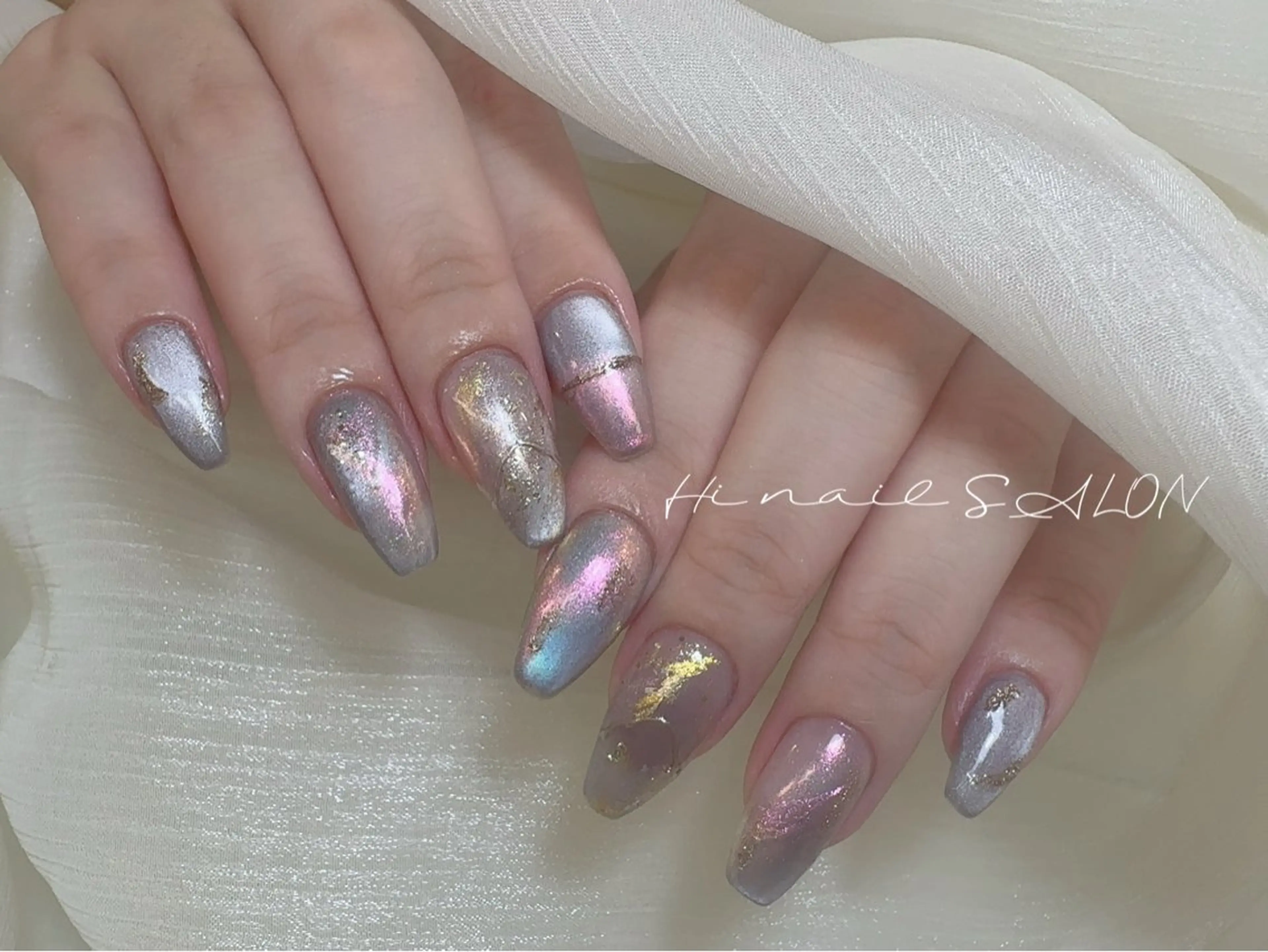 ネイル チークネイル フラッシュネイル フットネイル フレンチネイル ジェルネイル ハンドネイル Hi nail Miyuki池袋東口のネイルデザイン