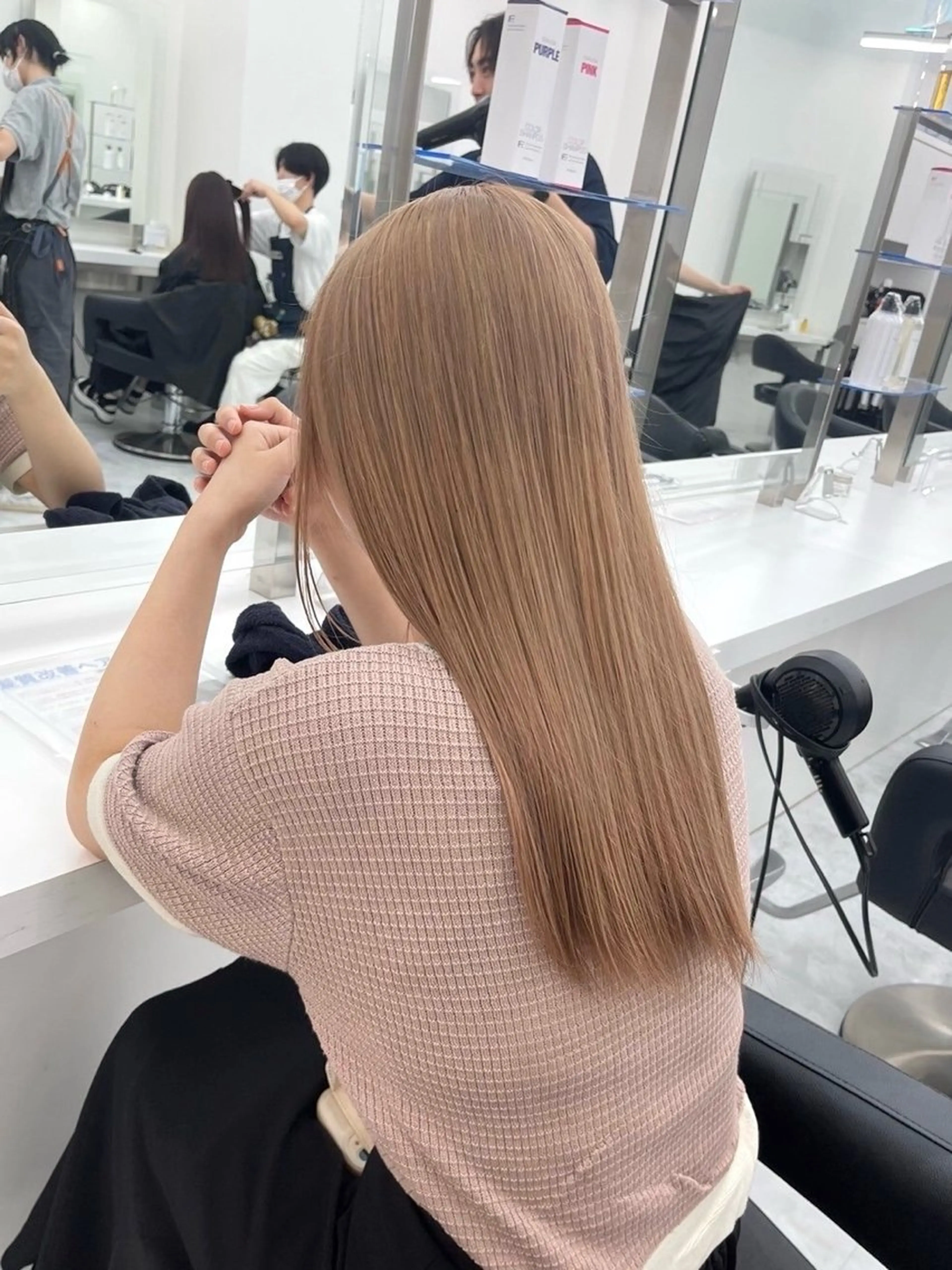 カラー 海外トレンドヘア🤍 sumireのヘアスタイル