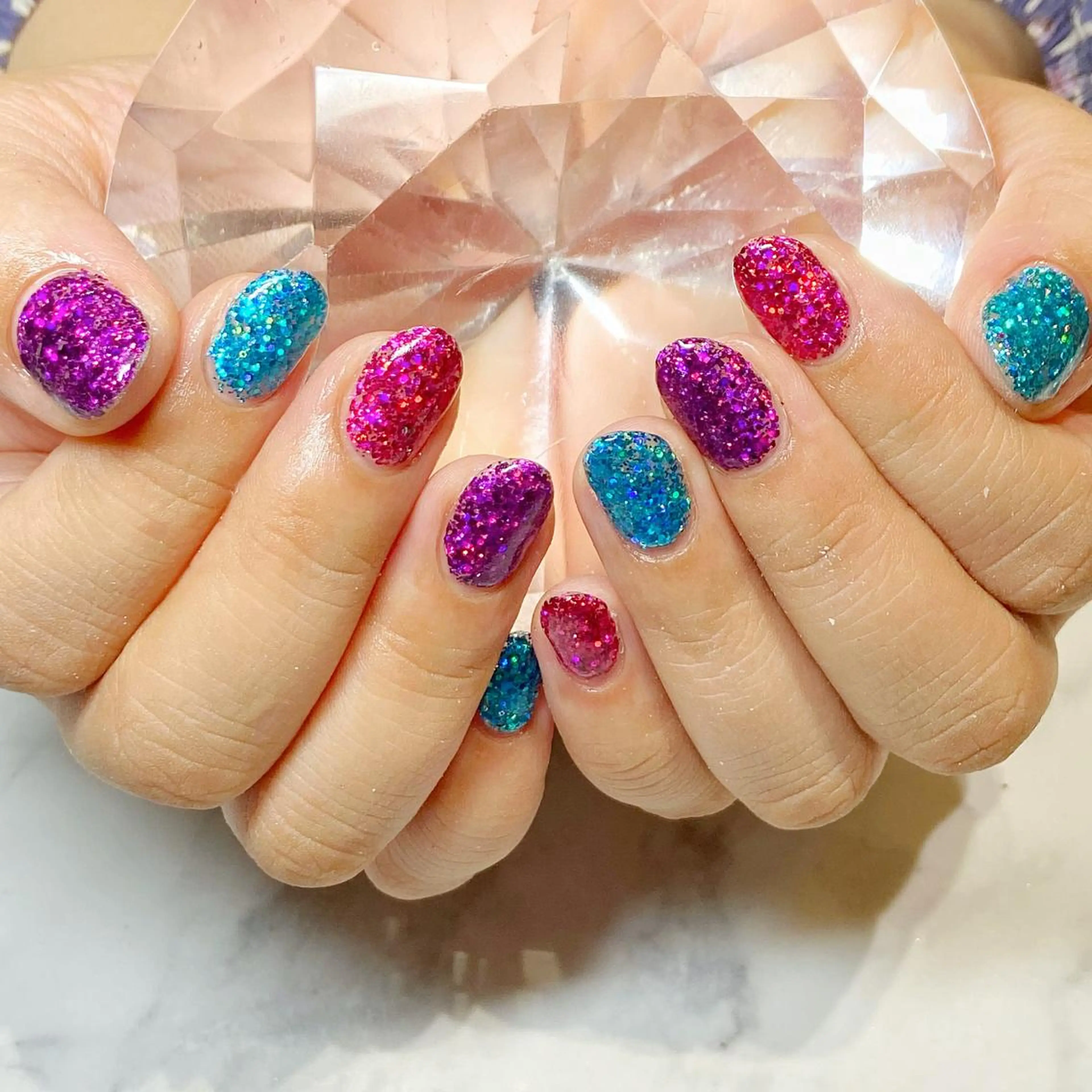 ネイル ラメ(グリッター) YUN 💅のネイルデザイン