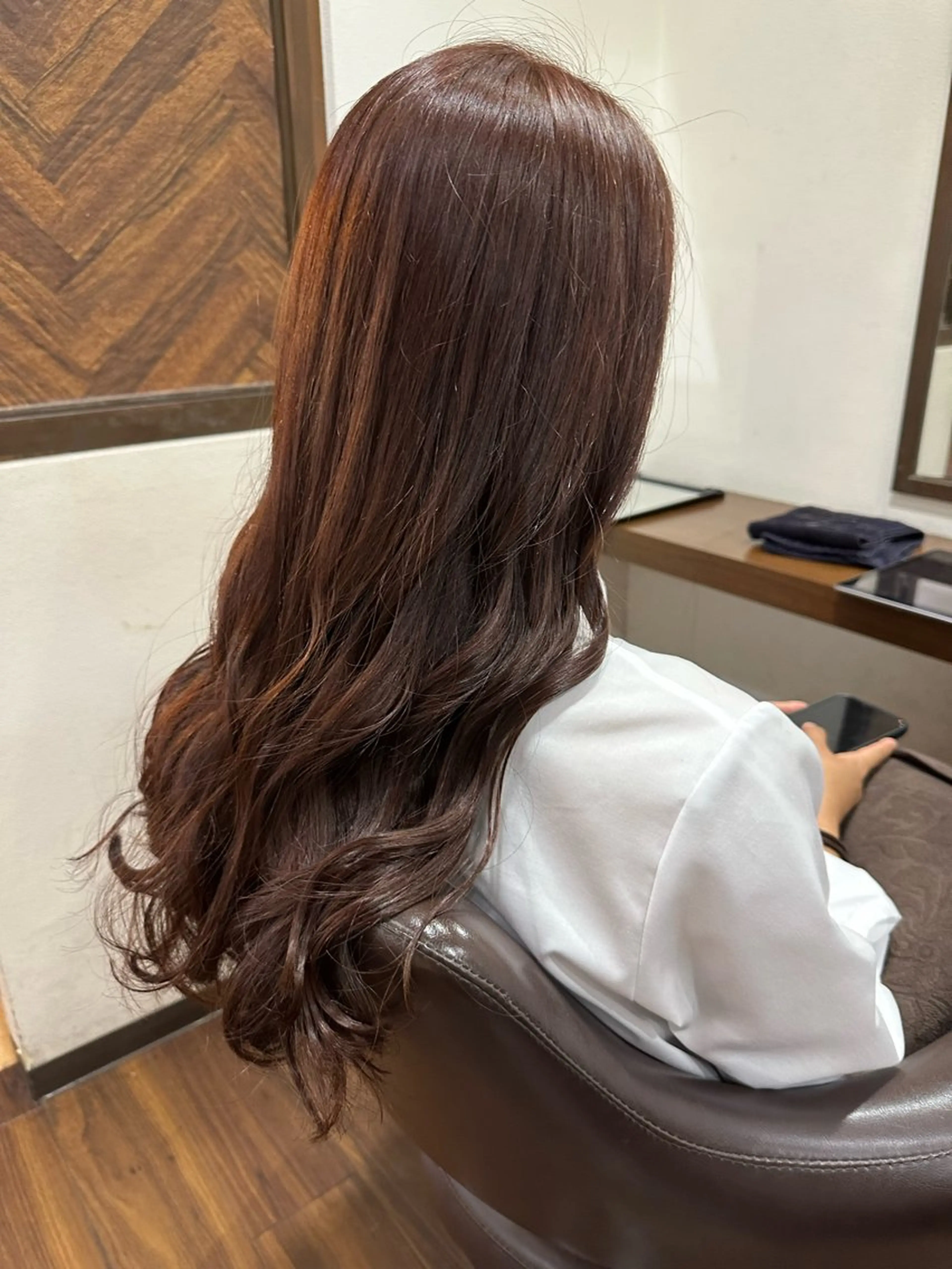 ロング カラー ヘアアレンジ ヘアカラー トリートメント ヘッドスパ ひな ALBA🐰三鷹のヘアスタイル